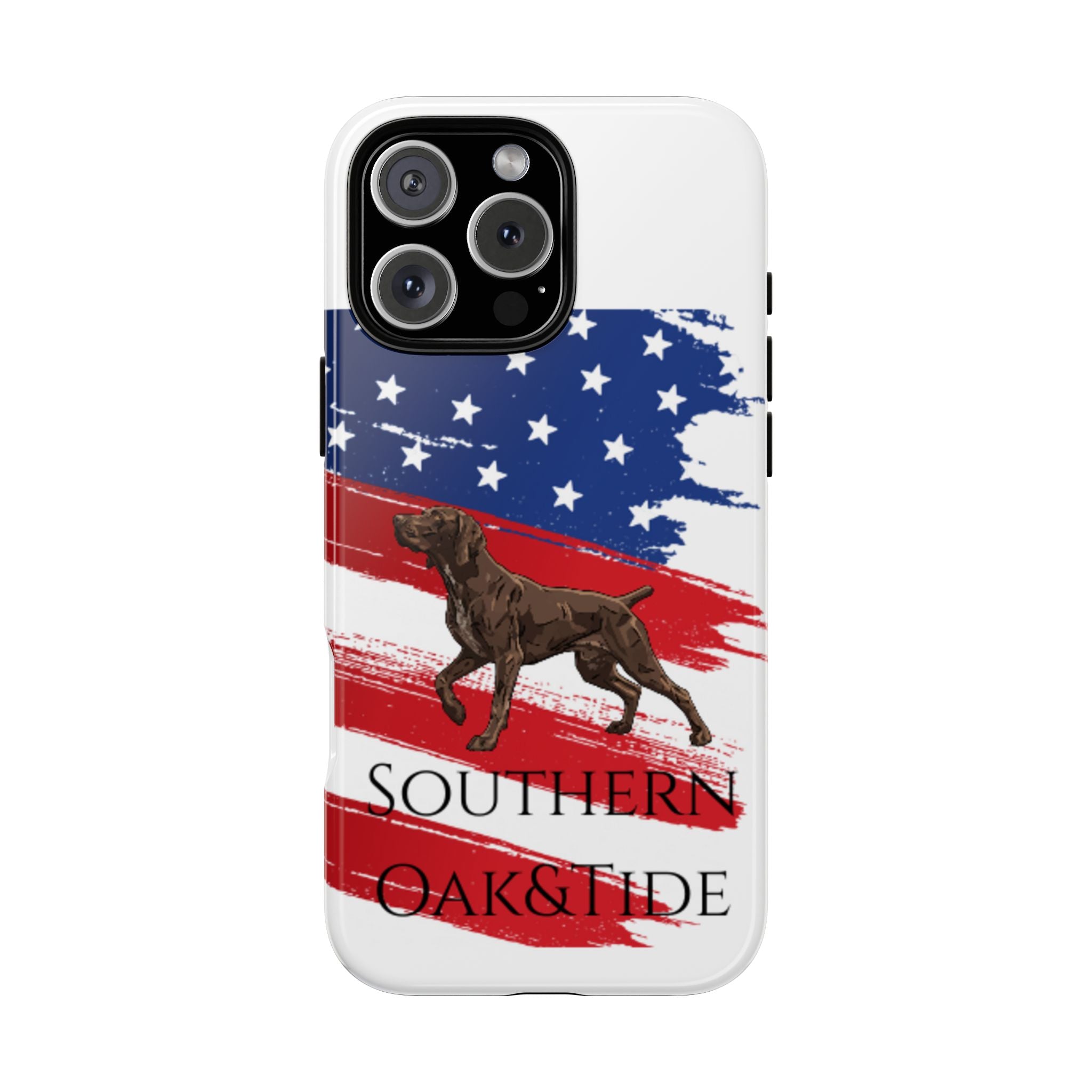 American Flag Pointer Dog phone case | Tough Cases