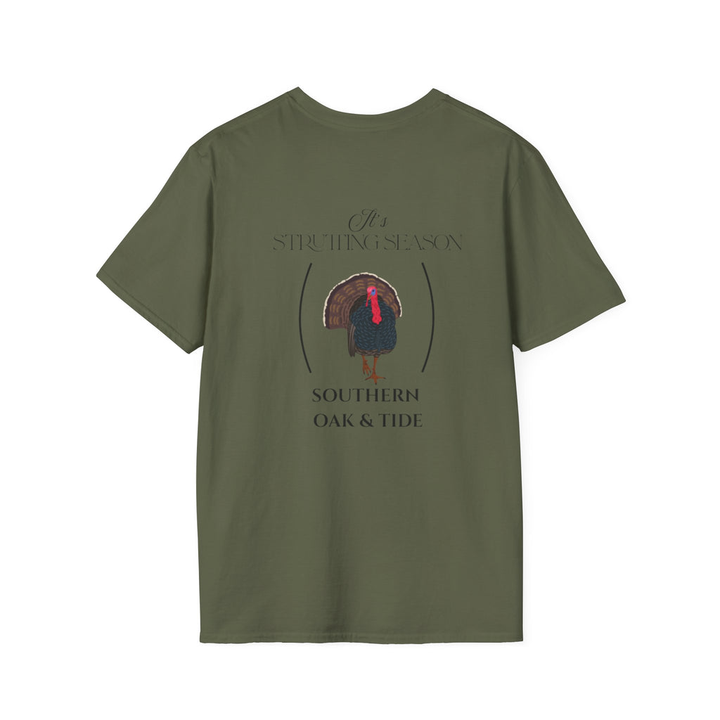Southern Oak & Tide Turkey T-Shirt | Thanksgiving Poultry Graphic