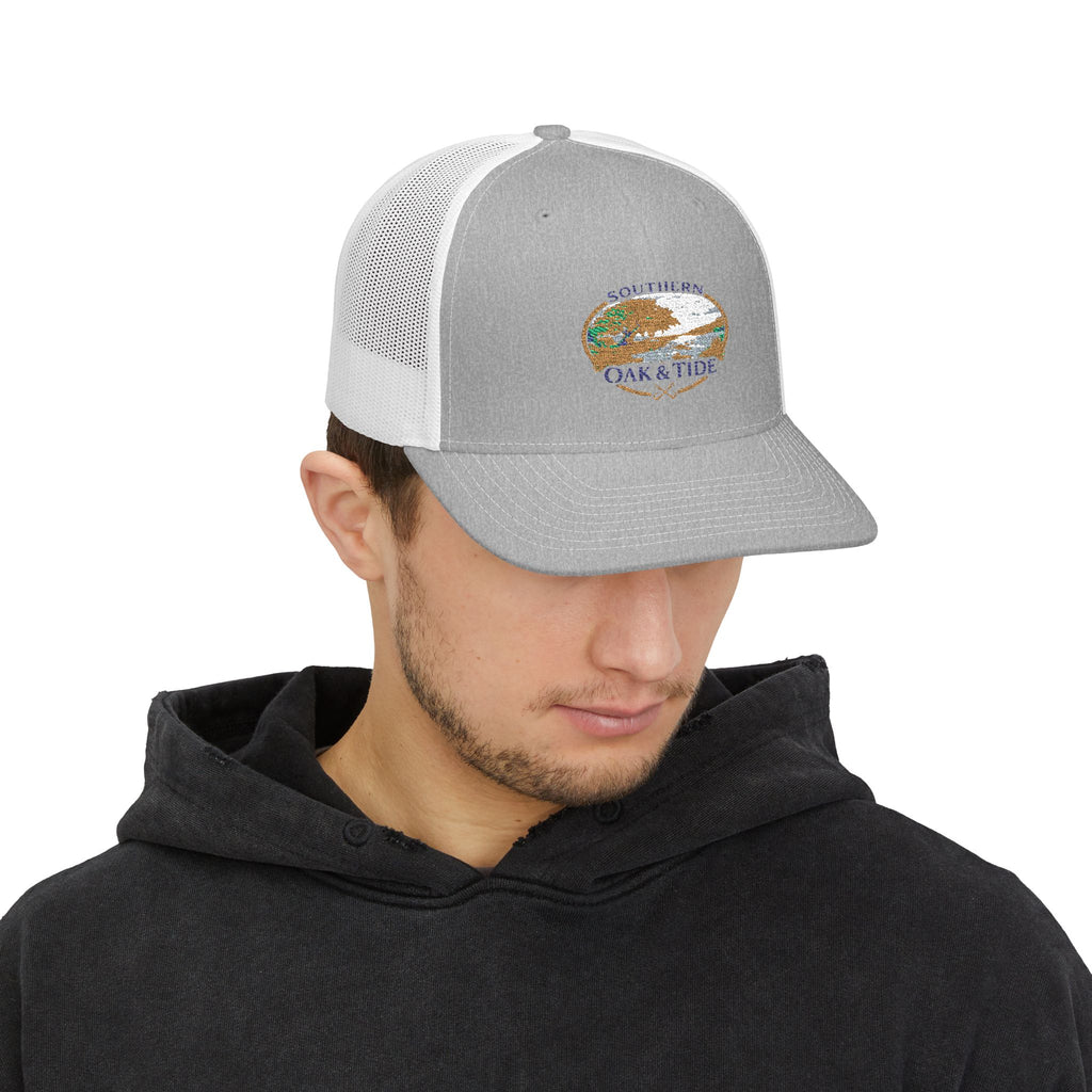 Trucker Cap  Oak & Tide Beach Sunset Embroidered Snapback