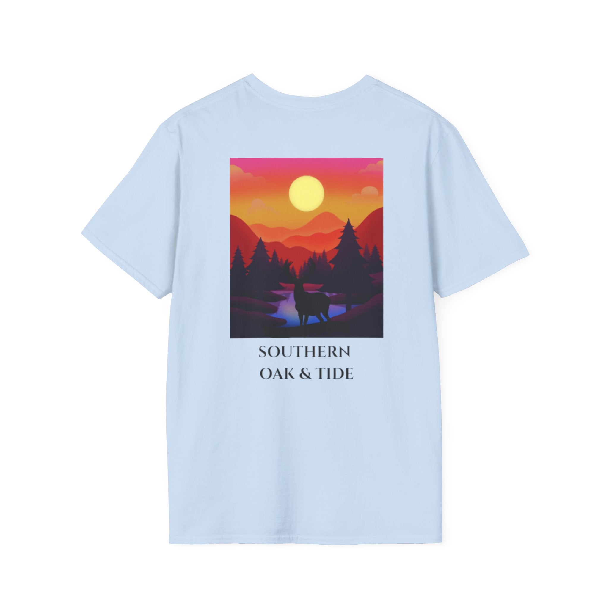 Sunset Mountain Landscape T-Shirt | Southern Oak & Tide