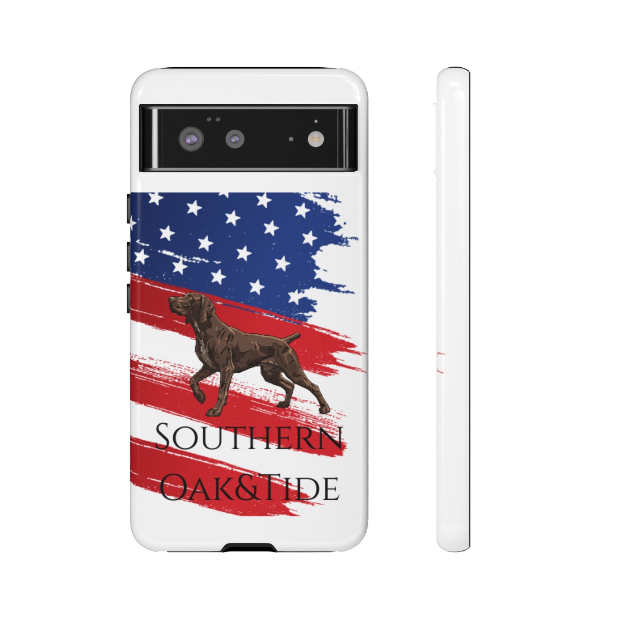 American Flag Pointer Dog phone case | Tough Cases