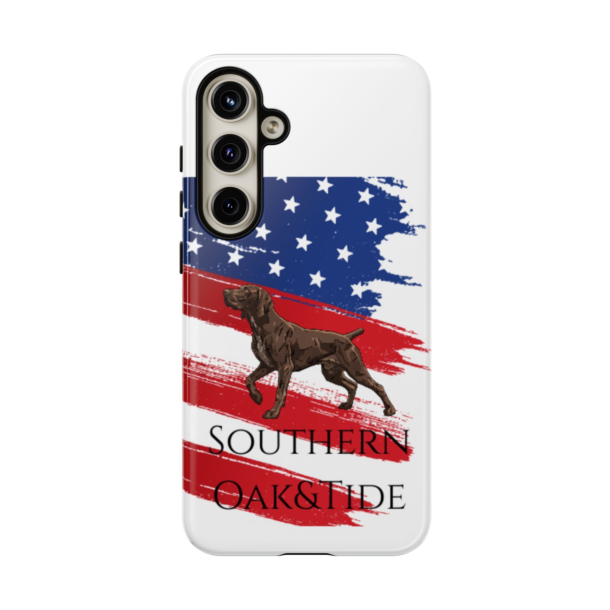 American Flag Pointer Dog phone case | Tough Cases