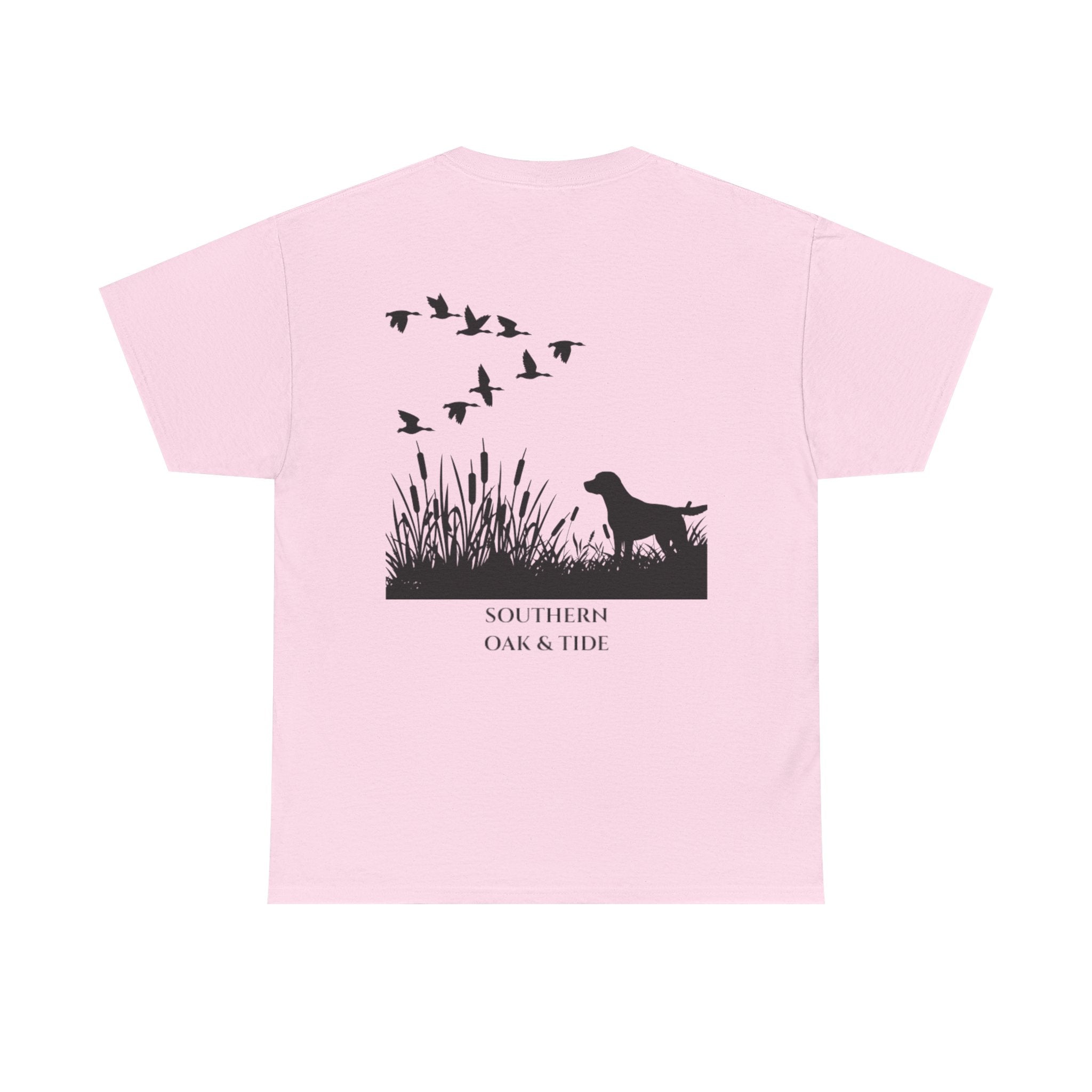 Unisex Heavy Cotton Tee (dog & ducks)