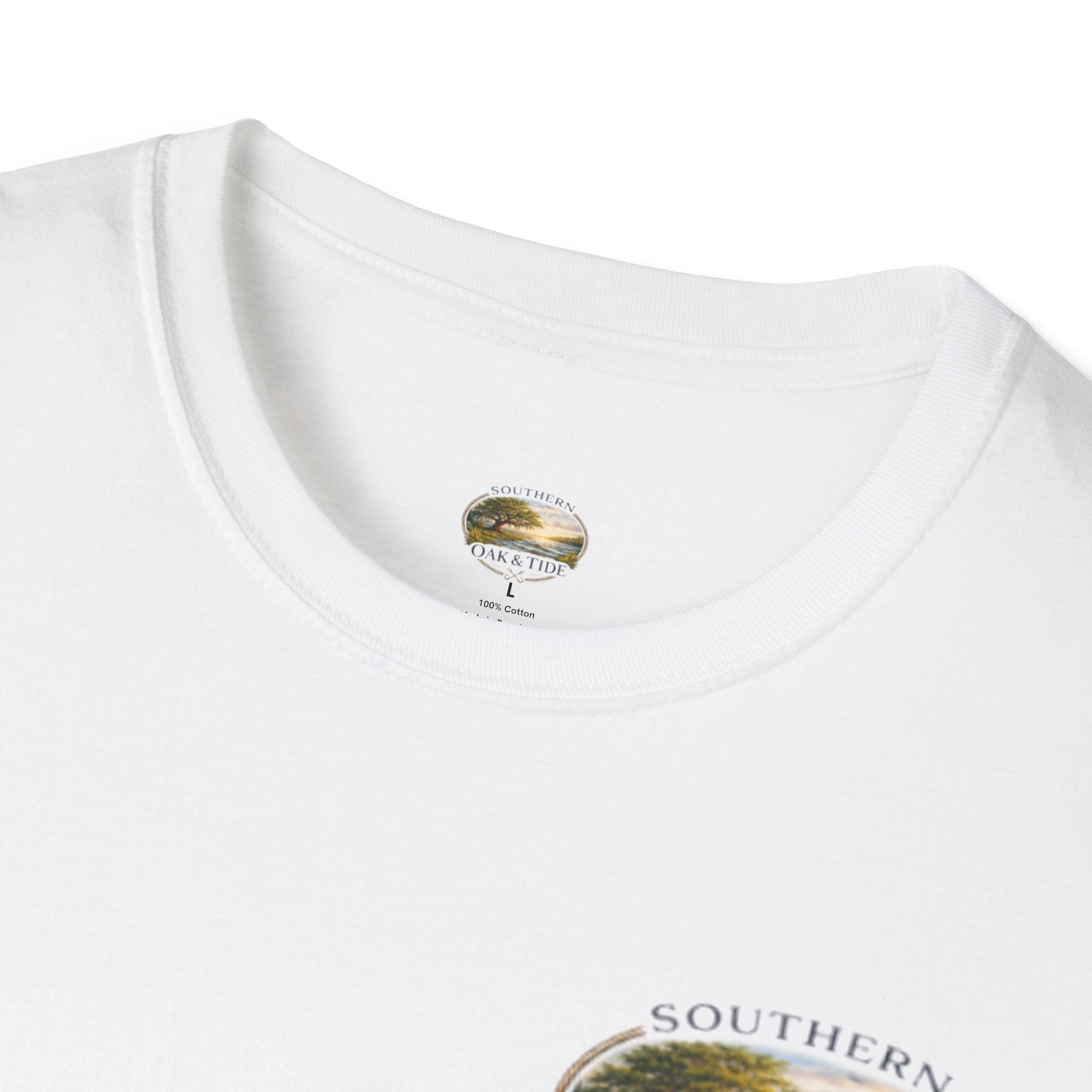 Southern Oak & Tide T-Shirt | Coastal Marsh Design, Logo Tee