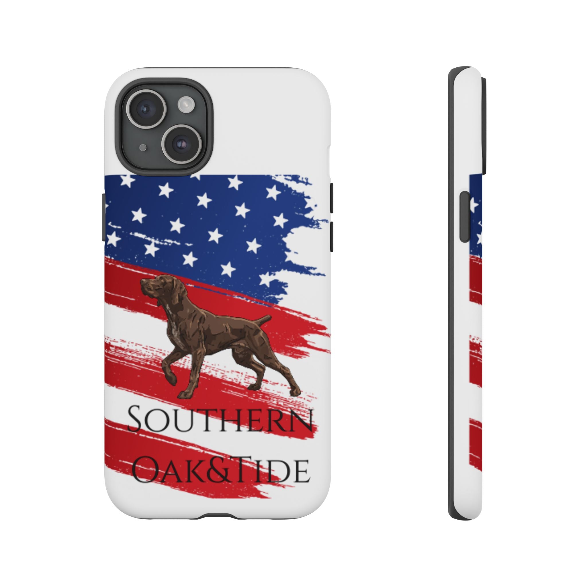American Flag Pointer Dog phone case | Tough Cases