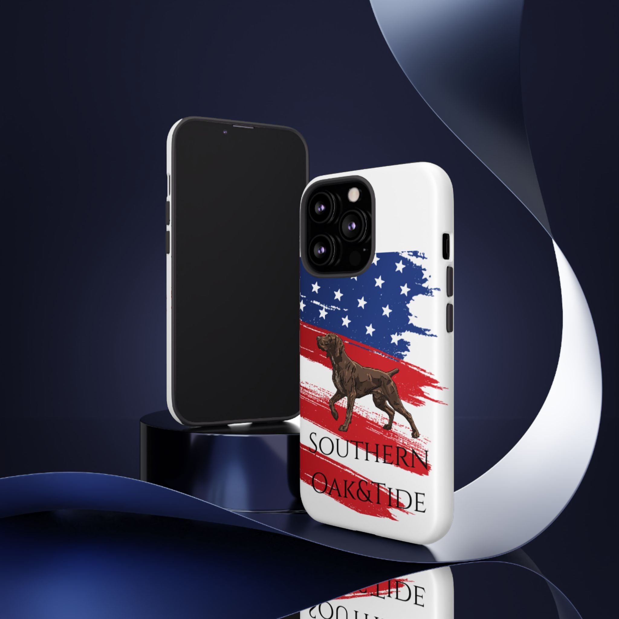 American Flag Pointer Dog phone case | Tough Cases