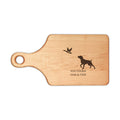 Hunting Dog and Duck Engraved Wooden Cutting Board | Personalized Cutting Board