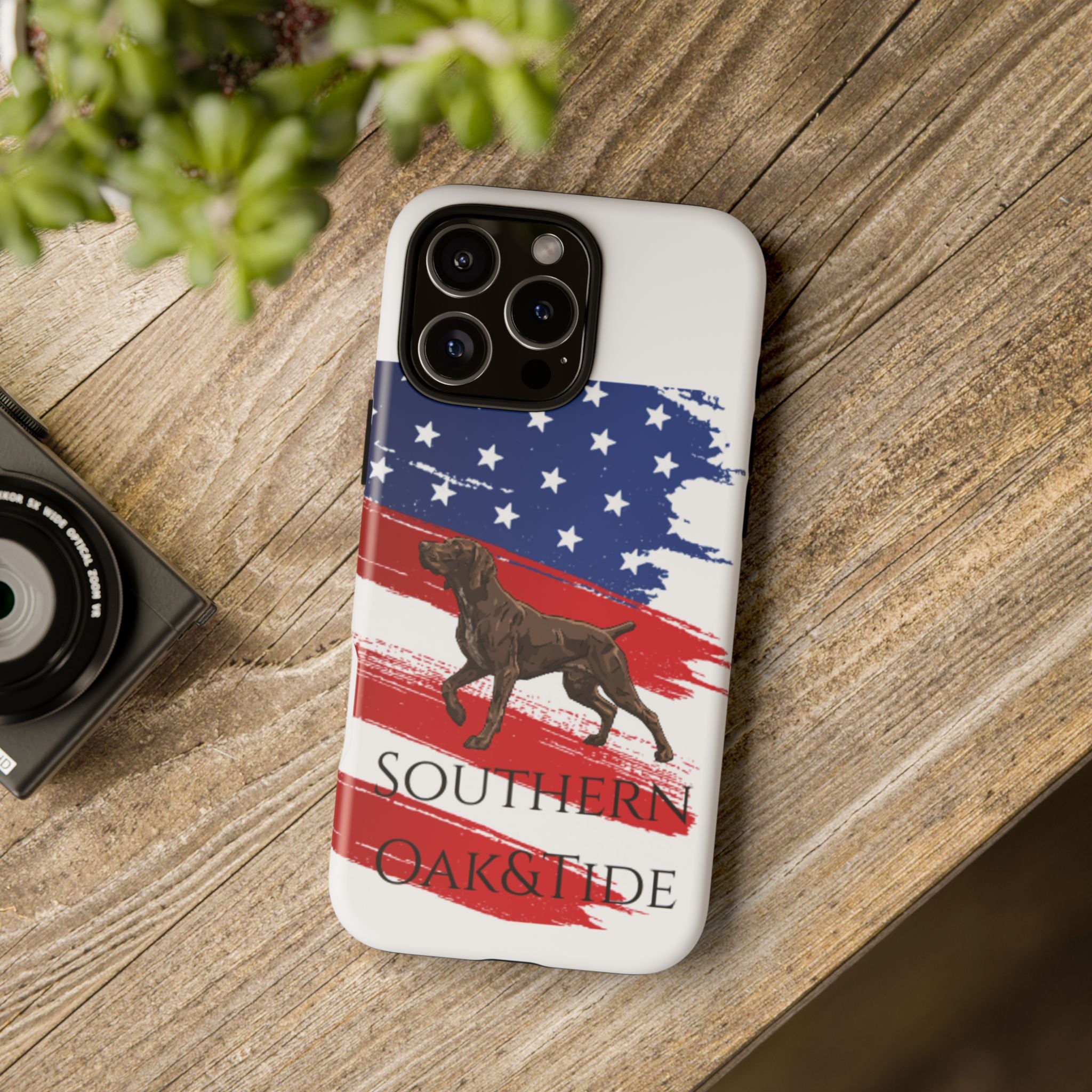 American Flag Pointer Dog phone case | Tough Cases