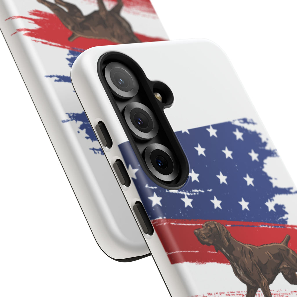 American Flag Pointer Dog phone case | Tough Cases