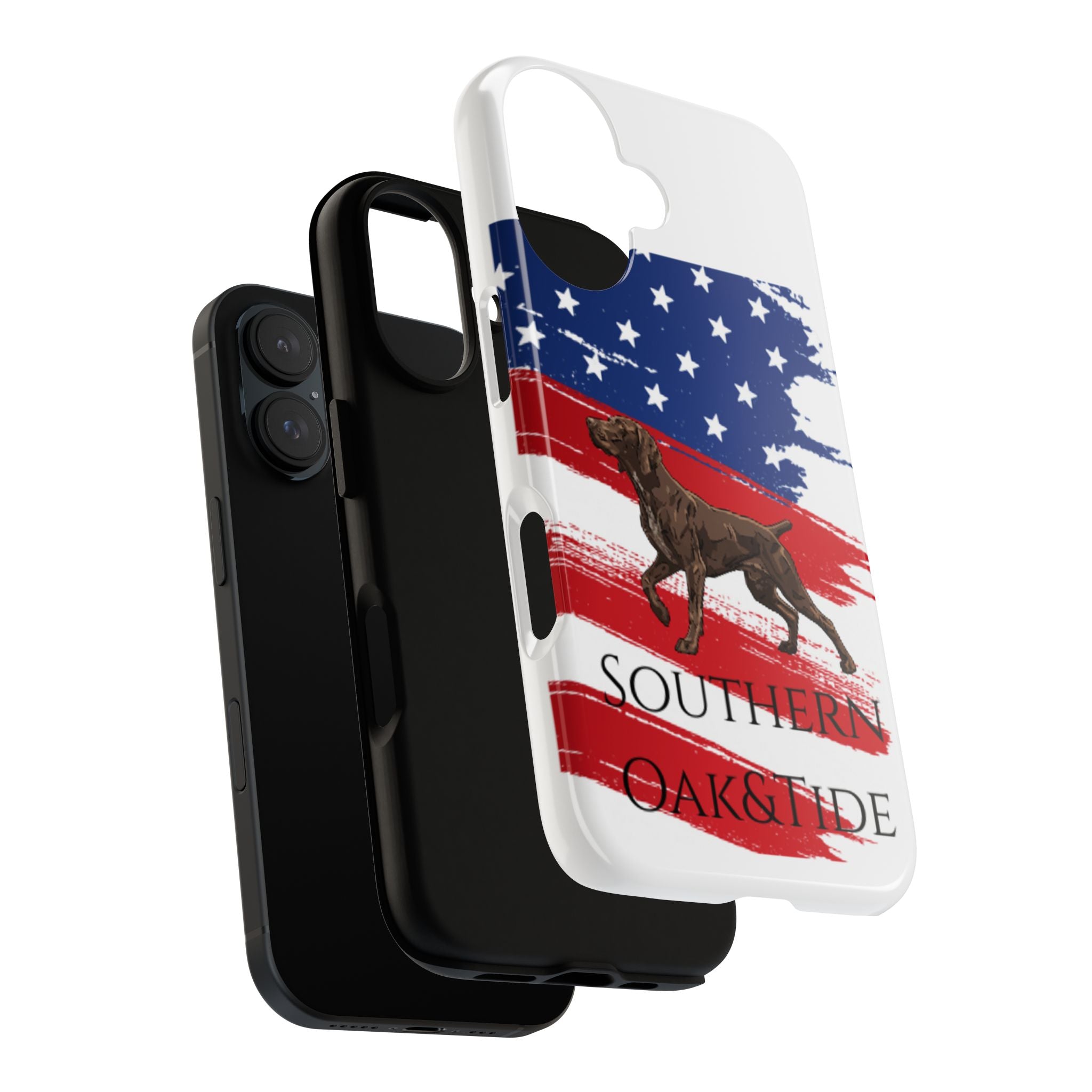American Flag Pointer Dog phone case | Tough Cases