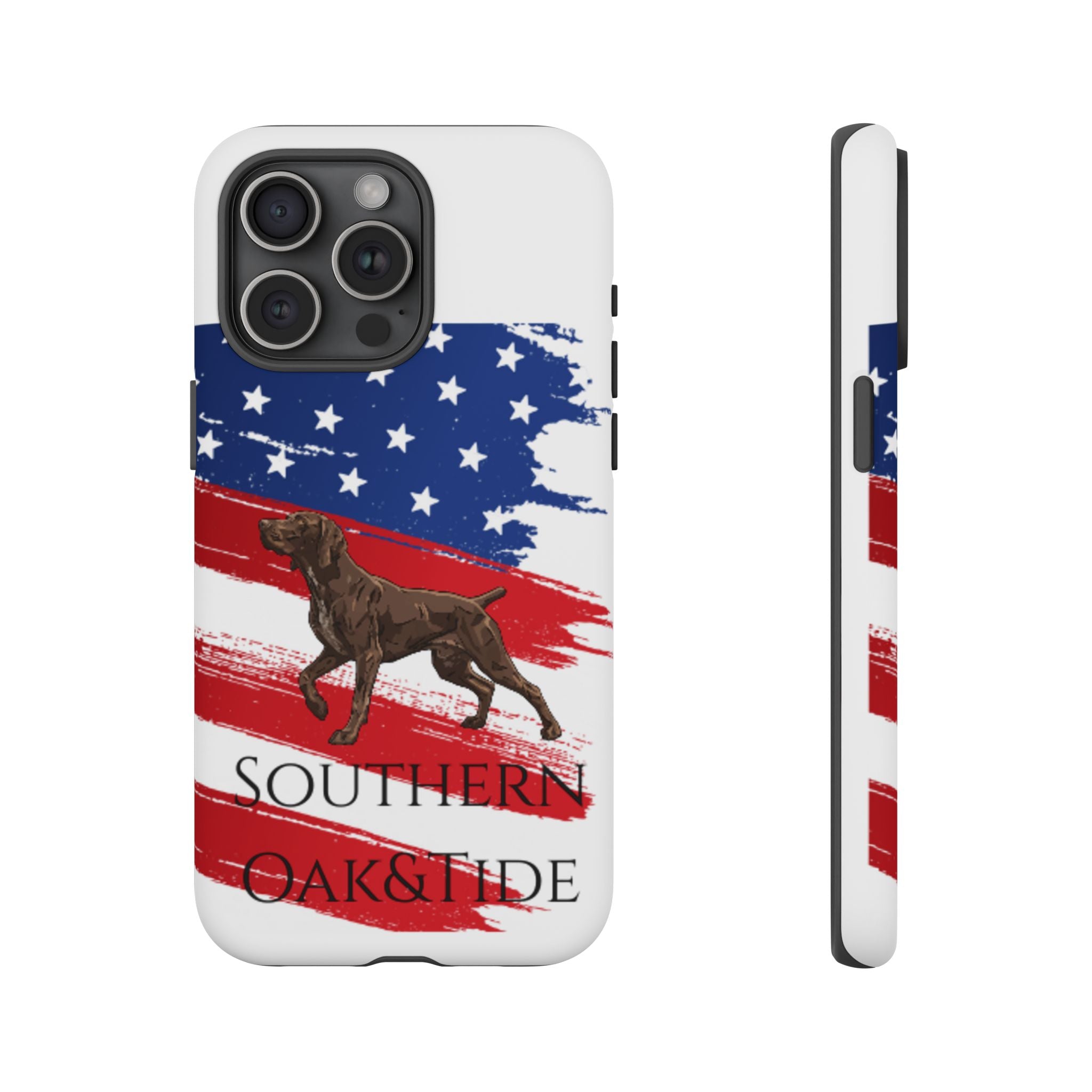 American Flag Pointer Dog phone case | Tough Cases