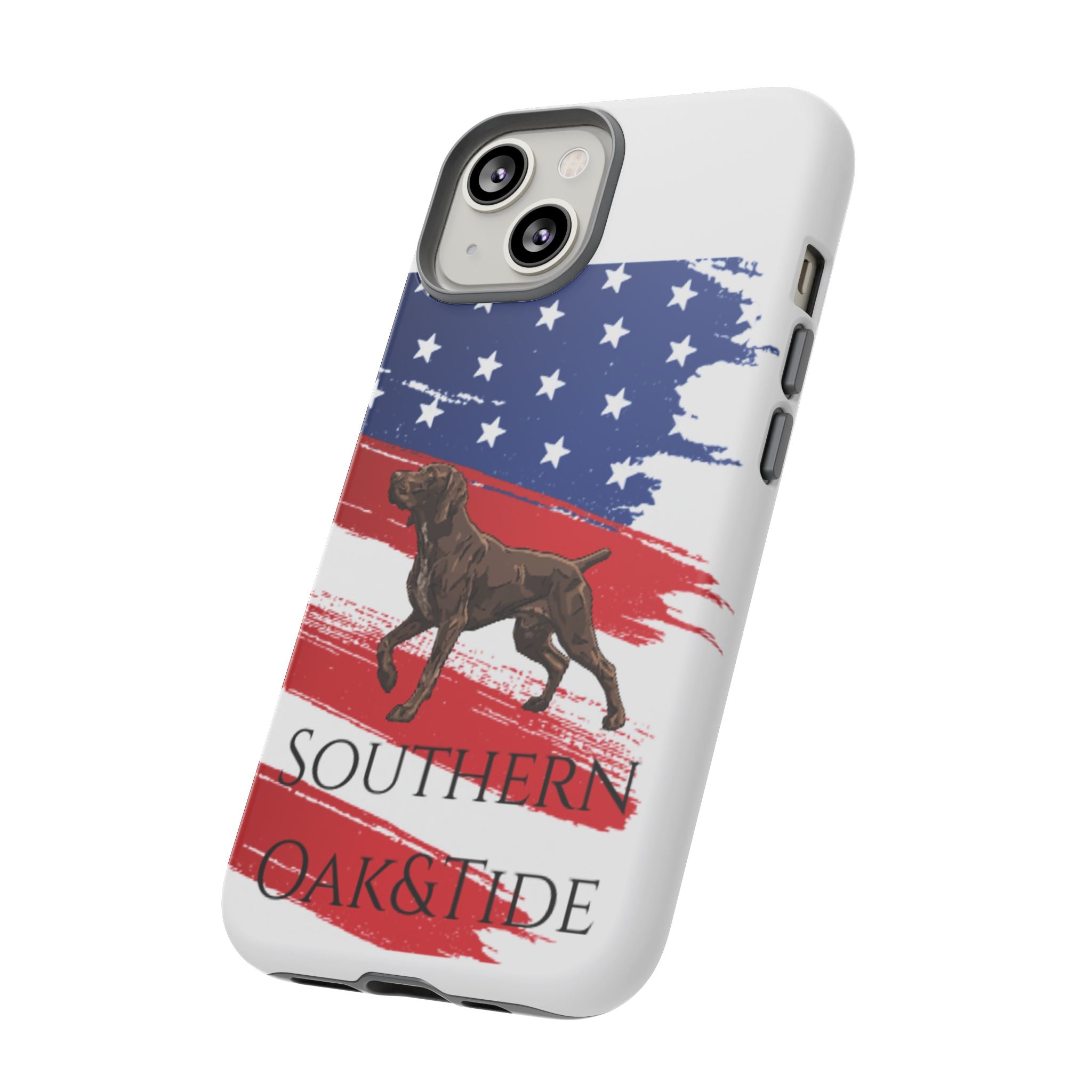 American Flag Pointer Dog phone case | Tough Cases
