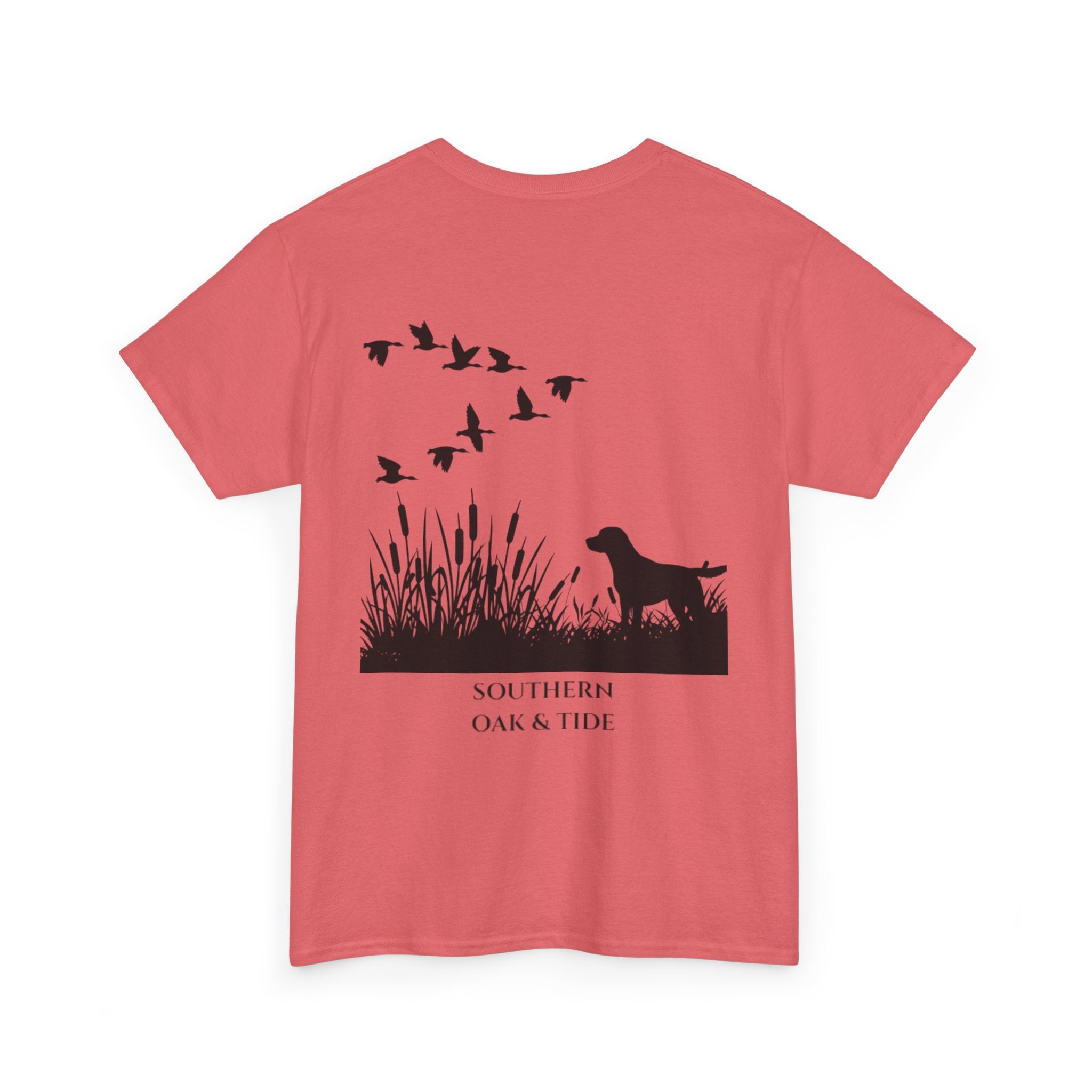 Unisex Heavy Cotton Tee (dog & ducks)