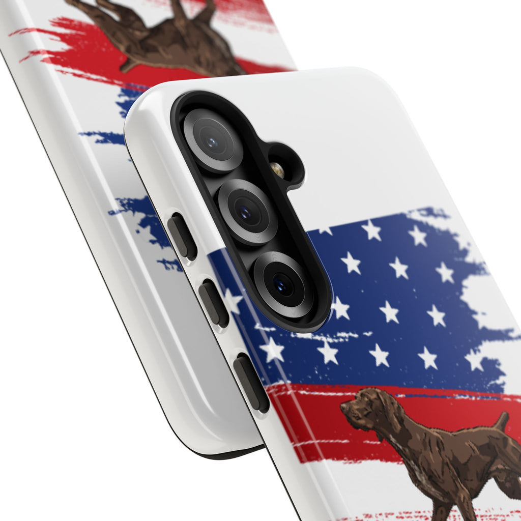 American Flag Pointer Dog phone case | Tough Cases