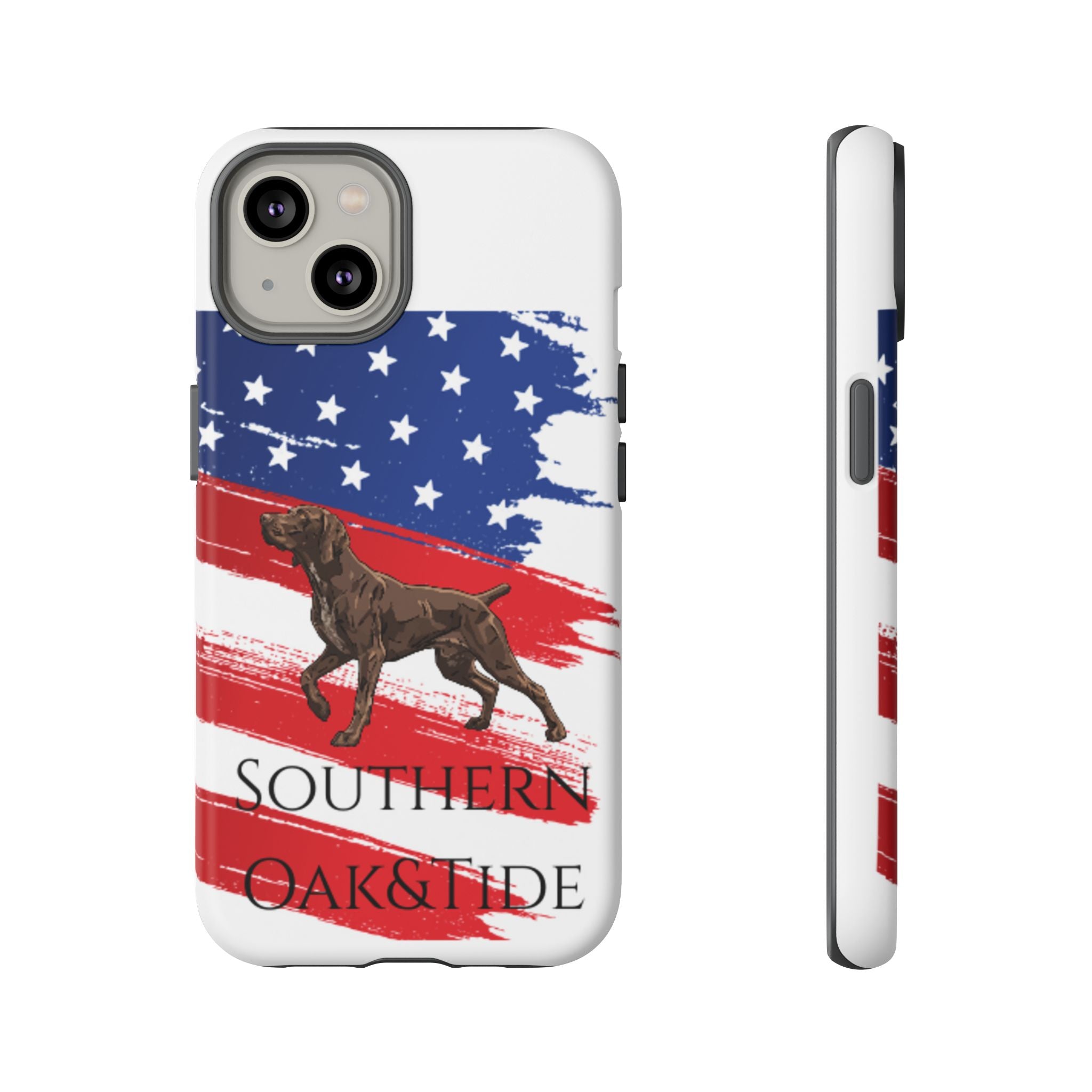 American Flag Pointer Dog phone case | Tough Cases
