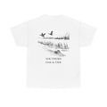 Unisex Heavy Cotton Tee(ducks on water)