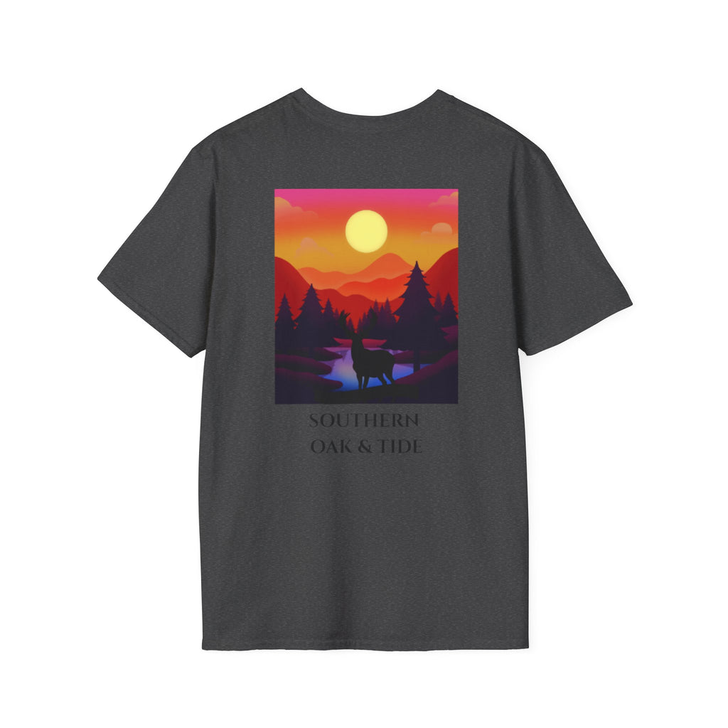 Sunset Mountain Landscape T-Shirt | Southern Oak & Tide