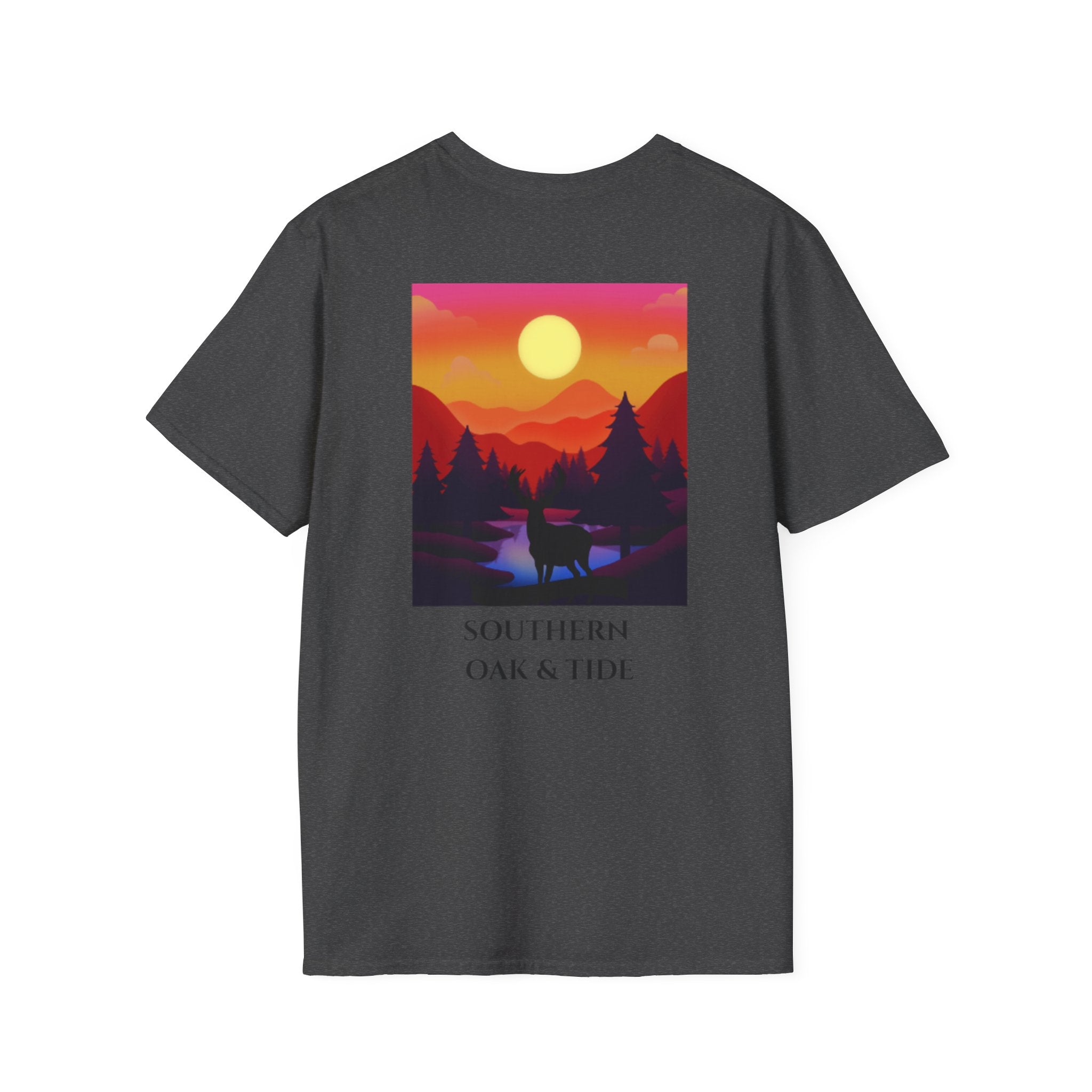 Sunset Mountain Landscape T-Shirt | Southern Oak & Tide