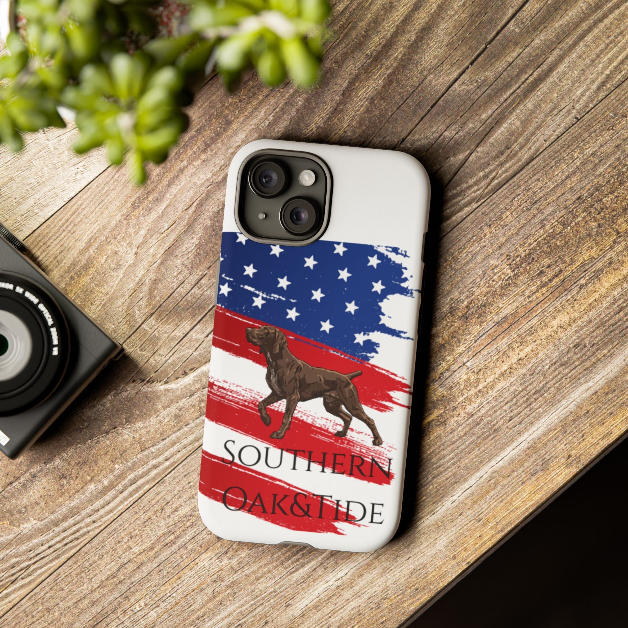 American Flag Pointer Dog phone case | Tough Cases