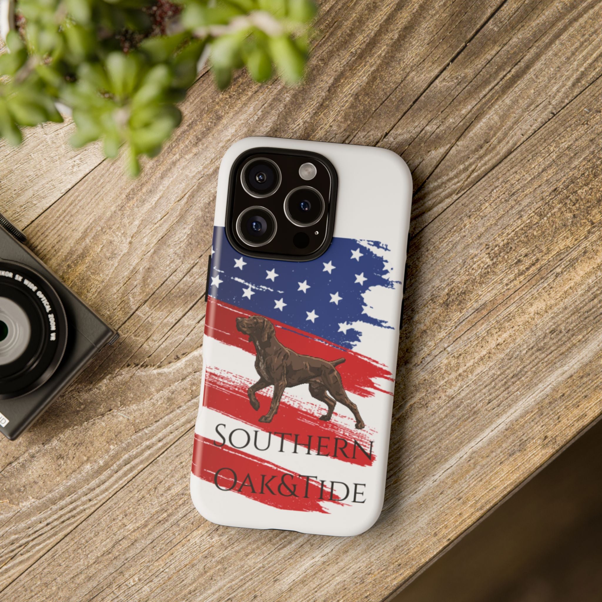 American Flag Pointer Dog phone case | Tough Cases