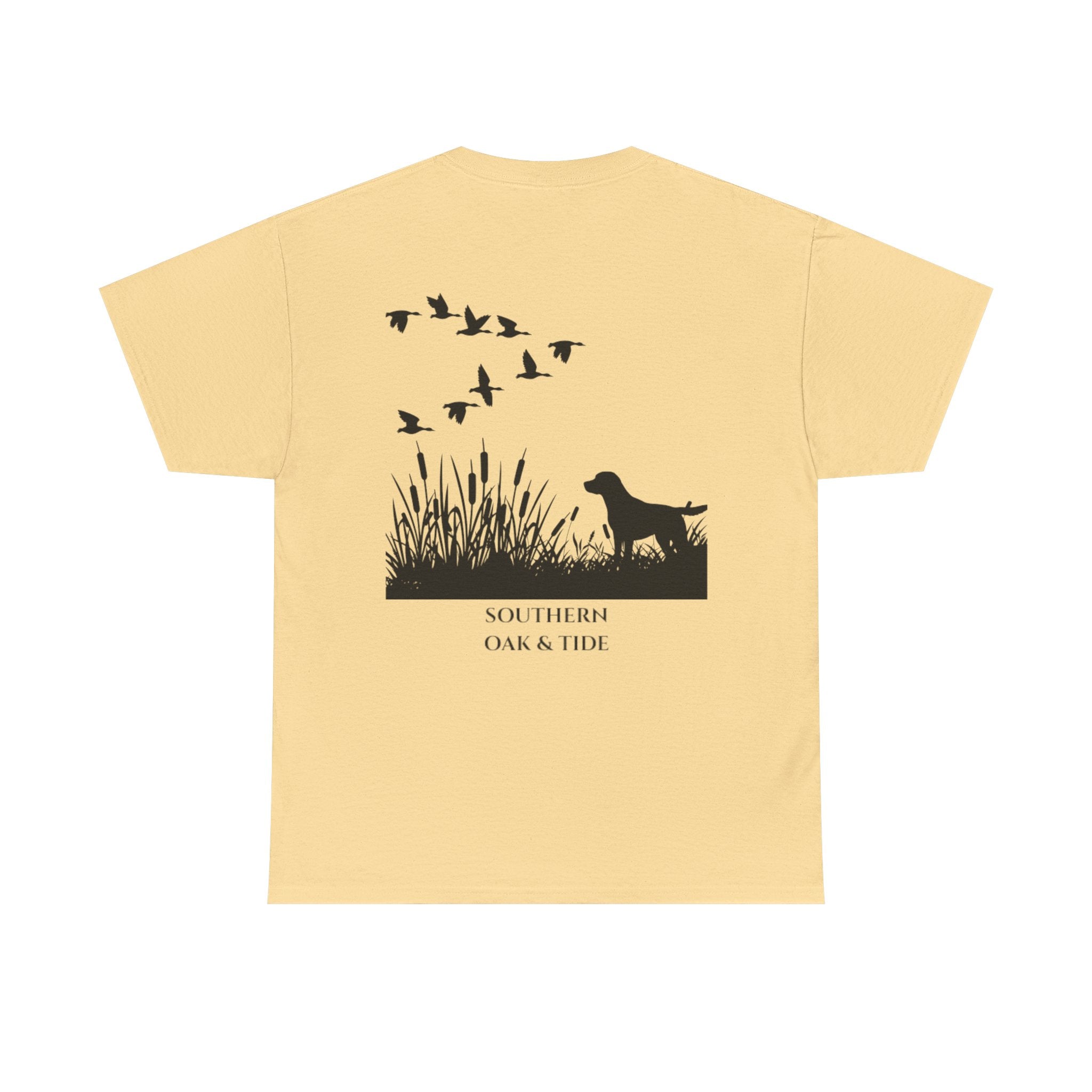 Unisex Heavy Cotton Tee (dog & ducks)