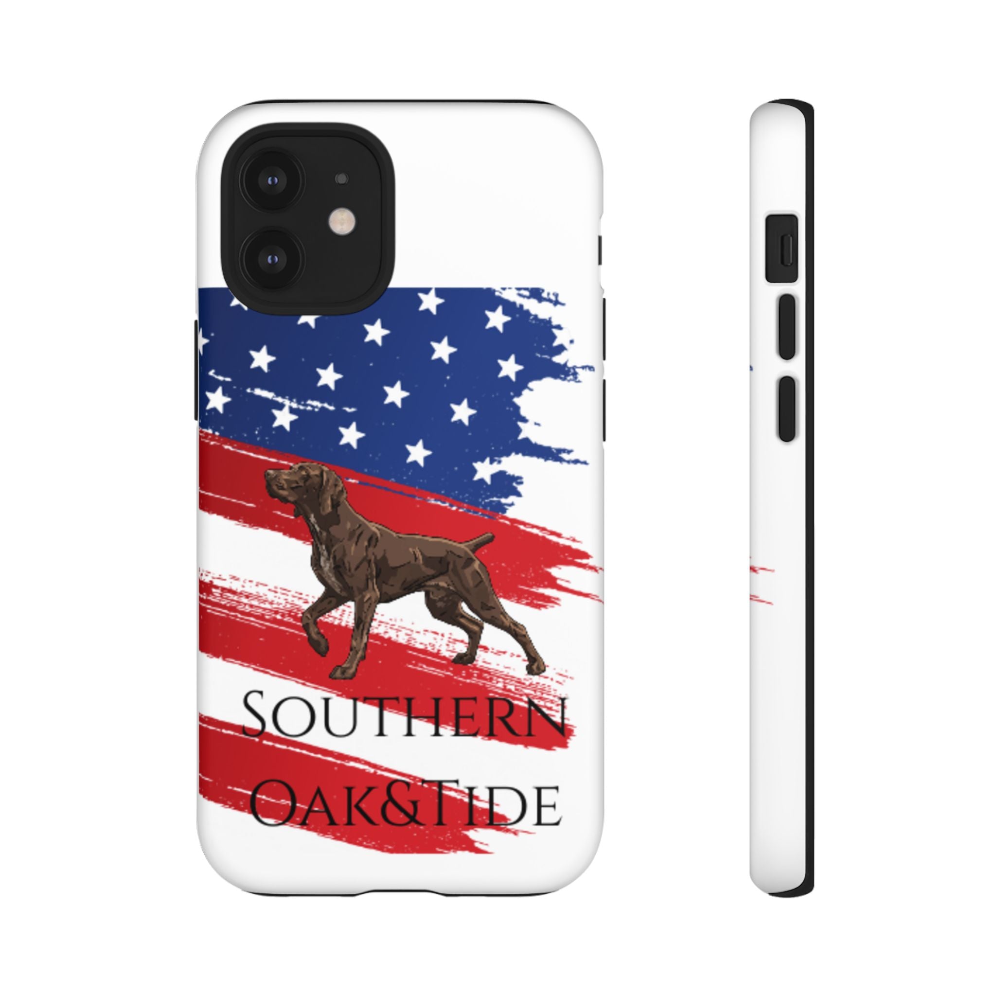 American Flag Pointer Dog phone case | Tough Cases