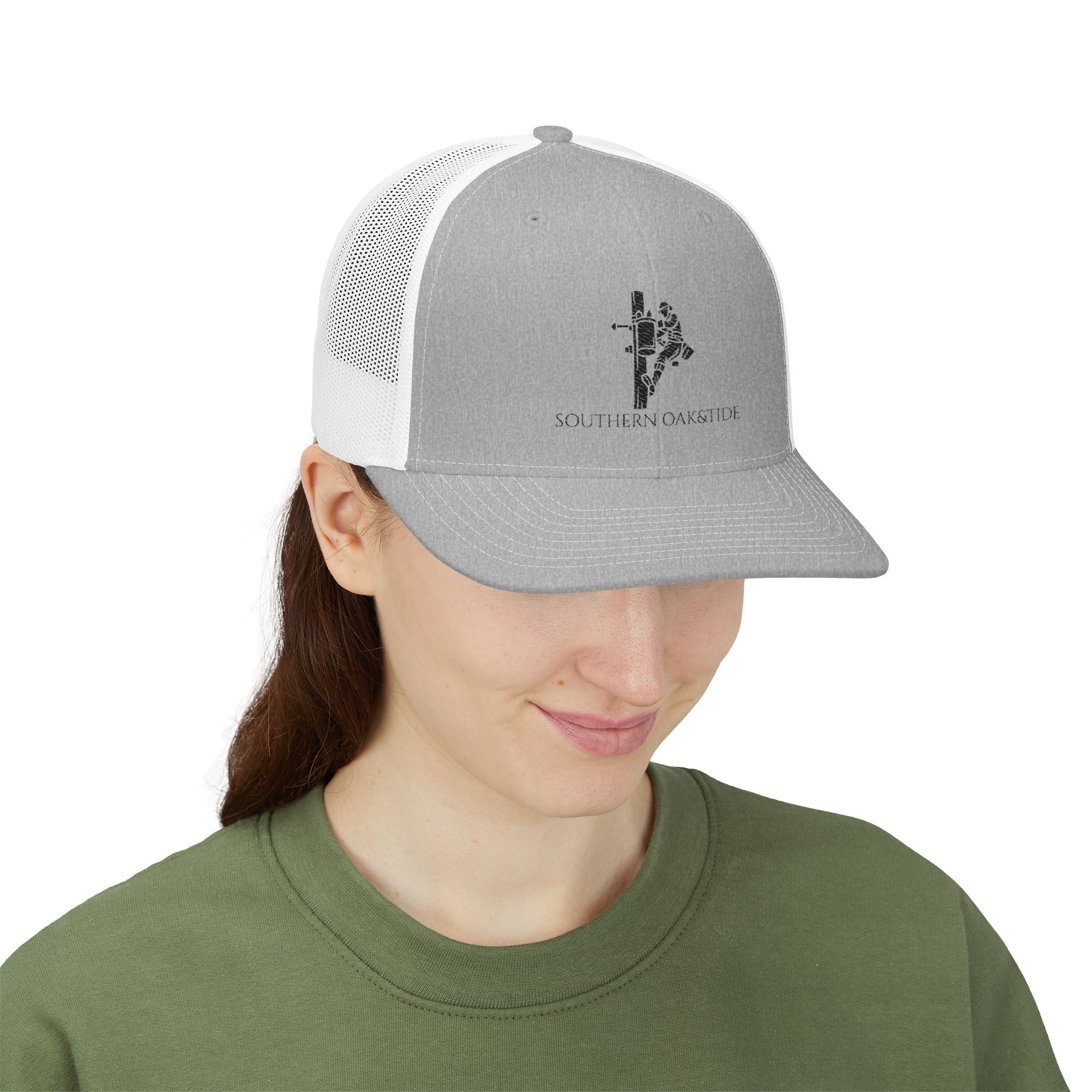 Embroidered Trucker Cap — Southern Lakeside Logo Snapback