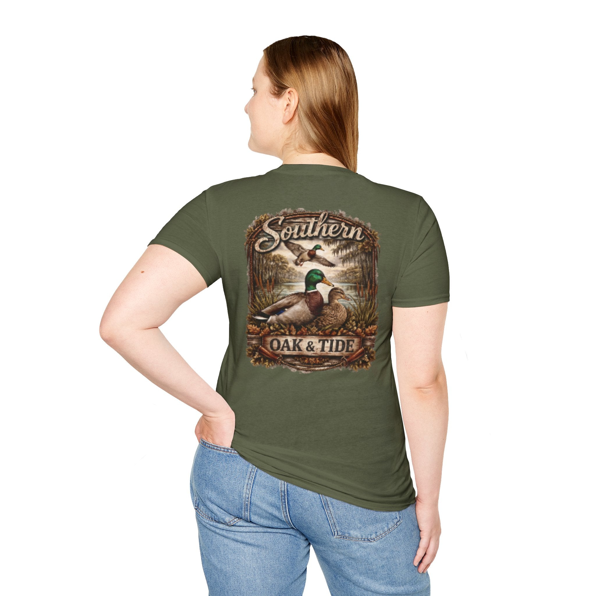Southern Oak & Tide Duck Hunting T-Shirt