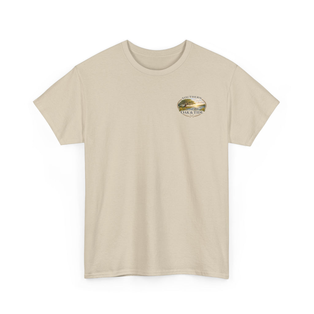 Unisex Heavy Cotton Tee (dog & ducks)
