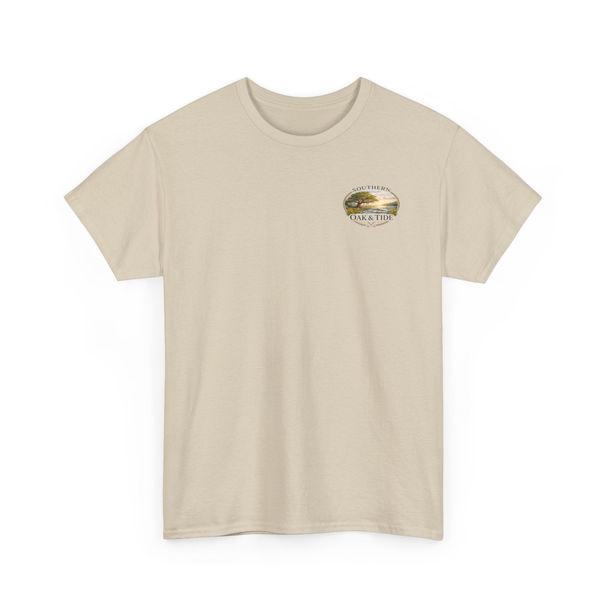 Unisex Heavy Cotton Tee (dog & ducks)
