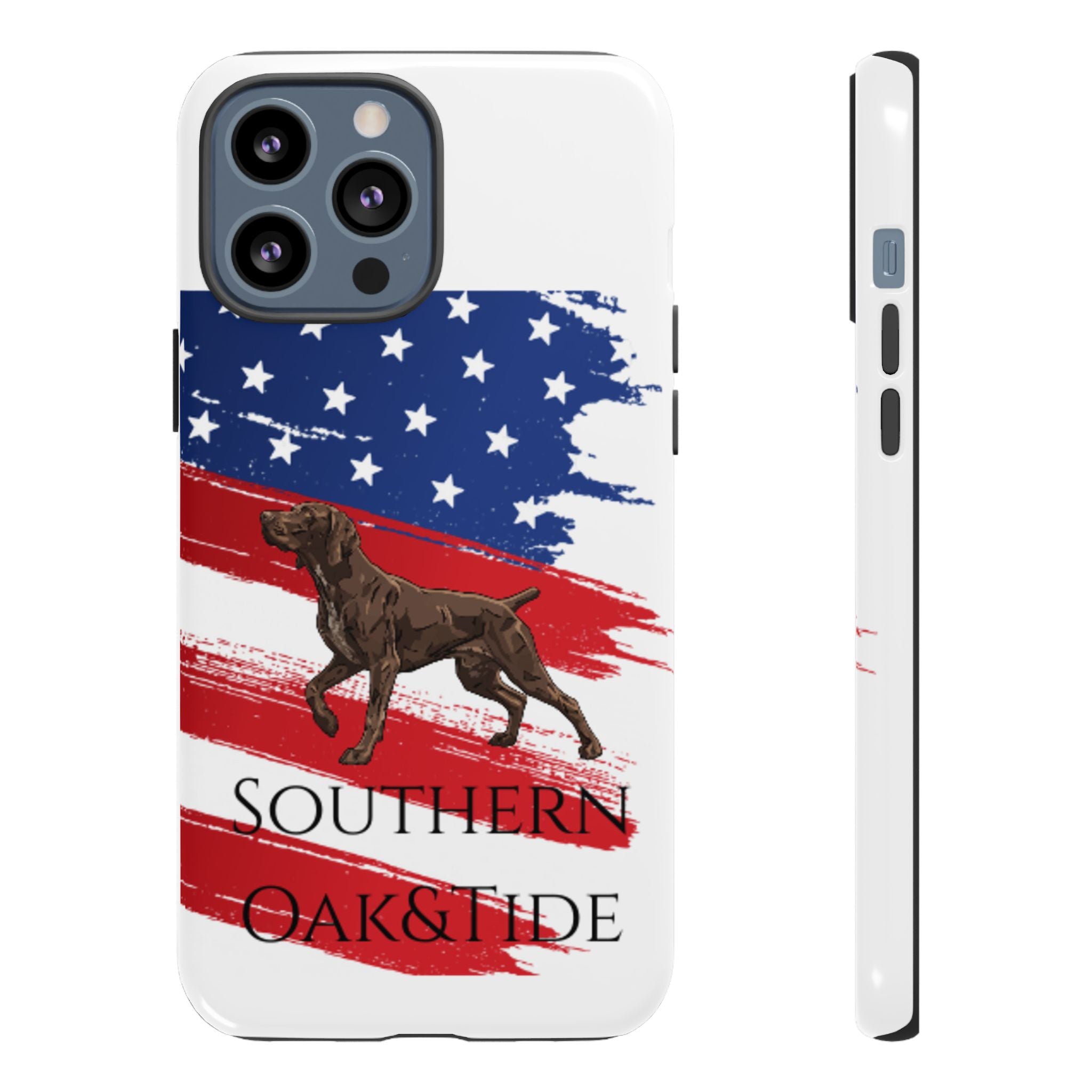 American Flag Pointer Dog phone case | Tough Cases