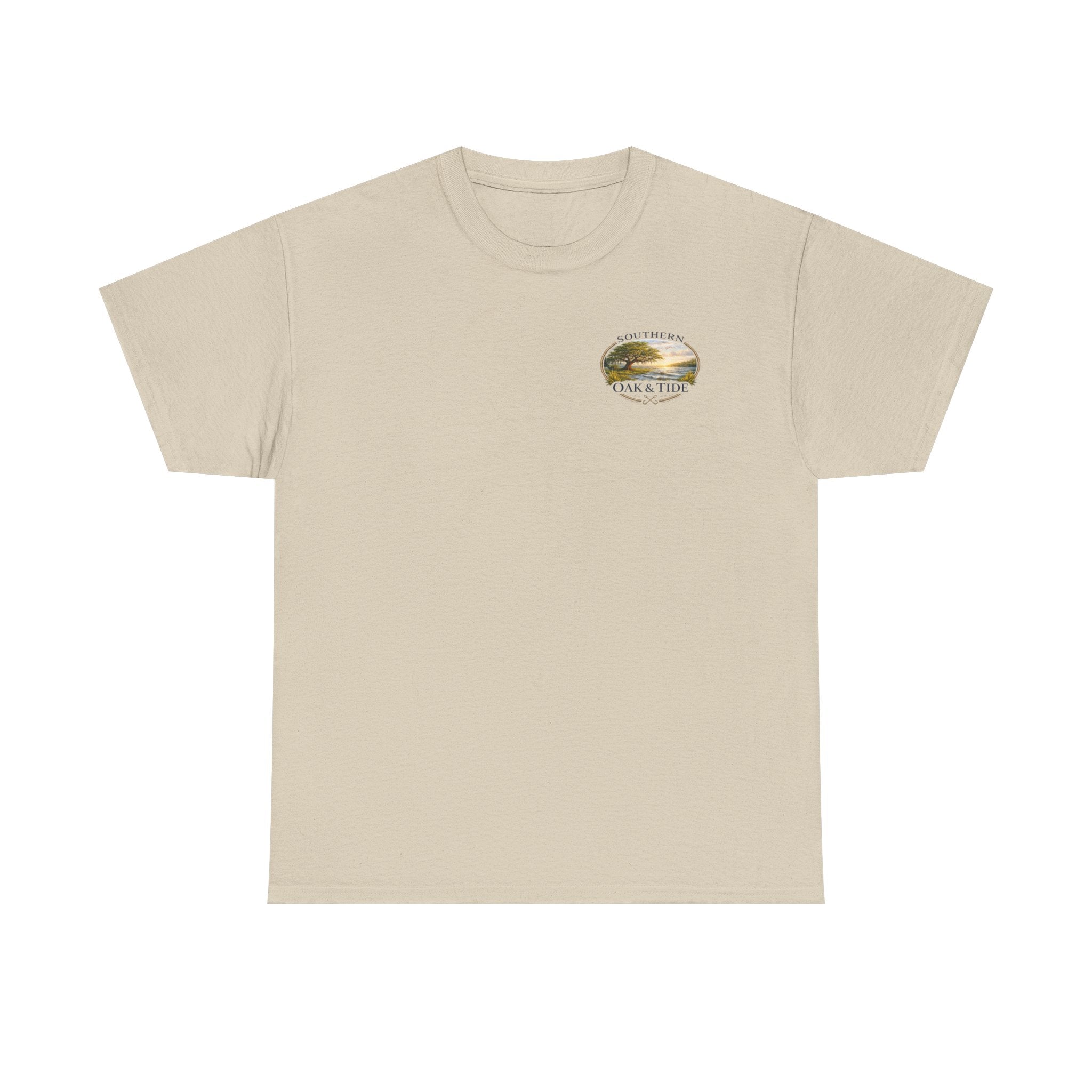 Unisex Heavy Cotton Tee(dog in sunset)