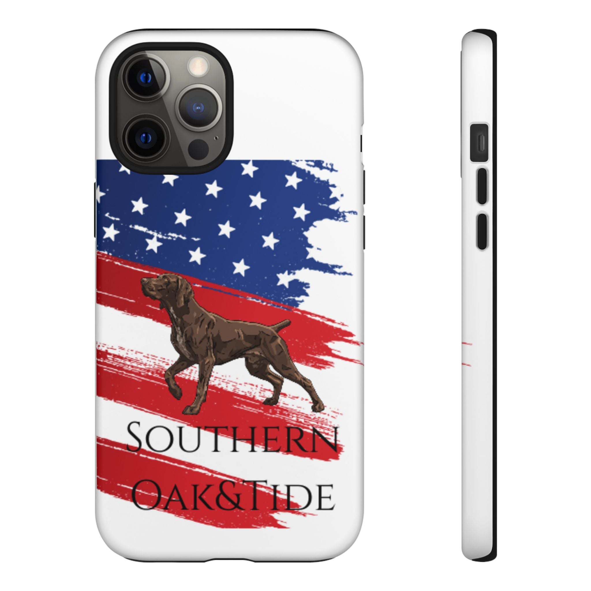American Flag Pointer Dog phone case | Tough Cases