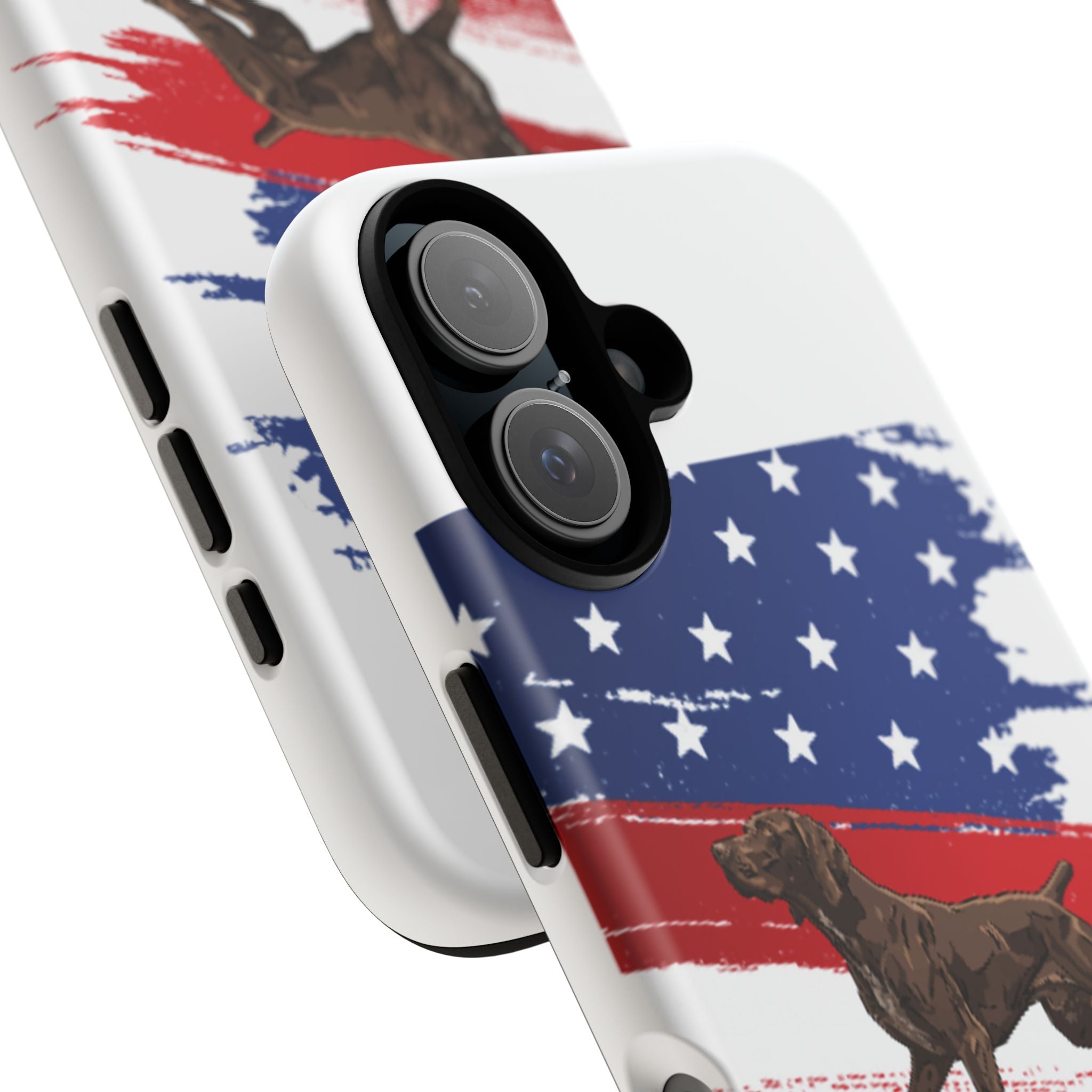American Flag Pointer Dog phone case | Tough Cases
