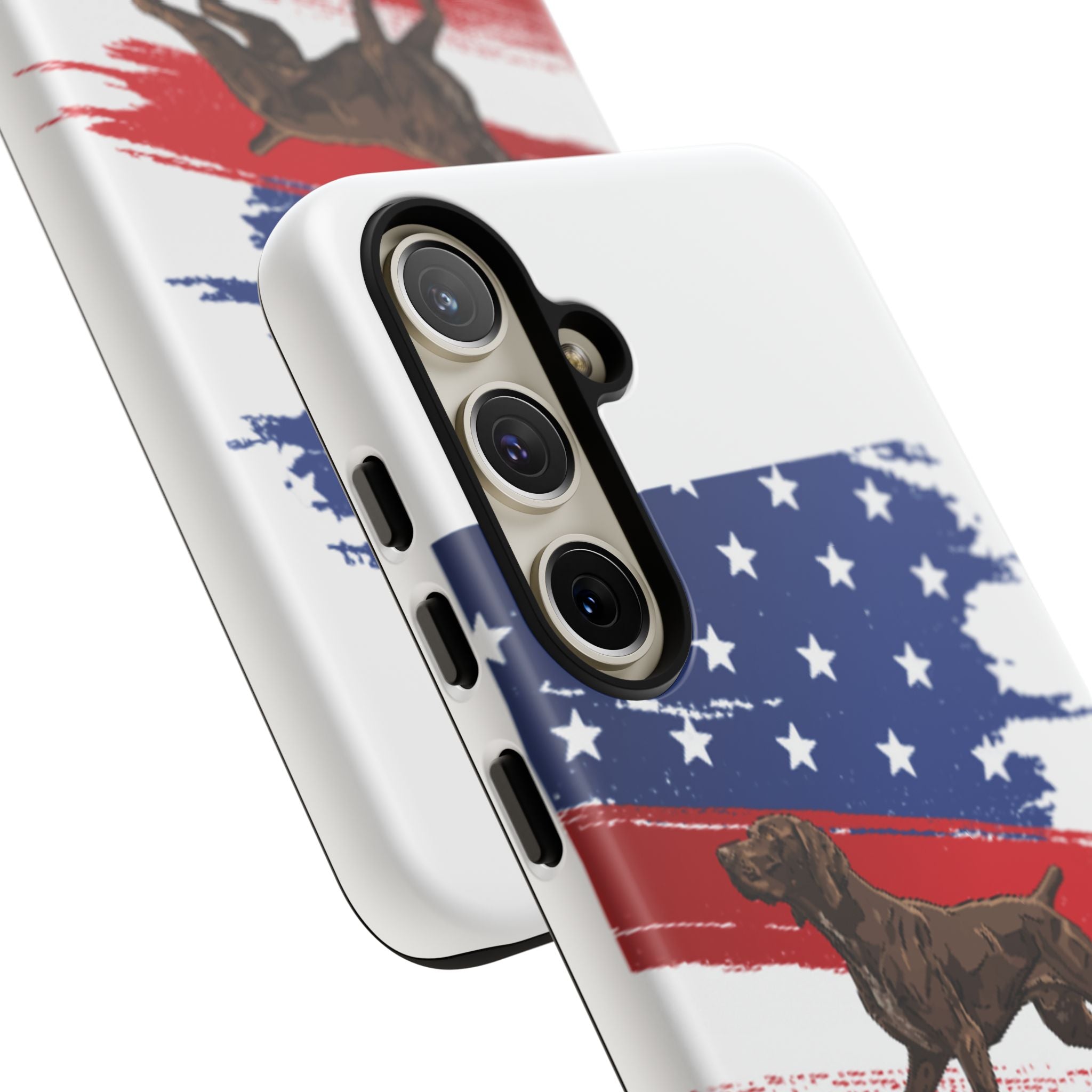American Flag Pointer Dog phone case | Tough Cases