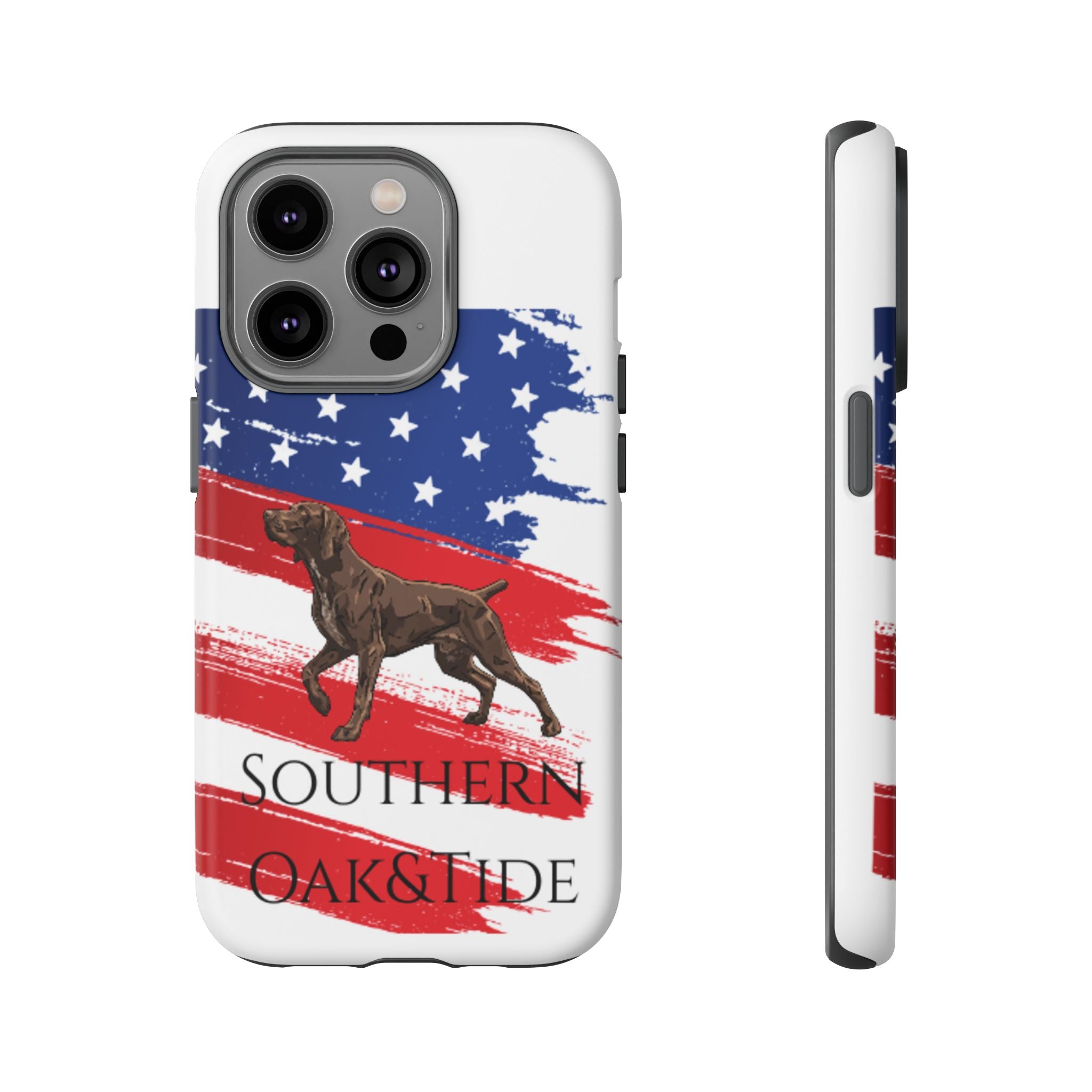 American Flag Pointer Dog phone case | Tough Cases