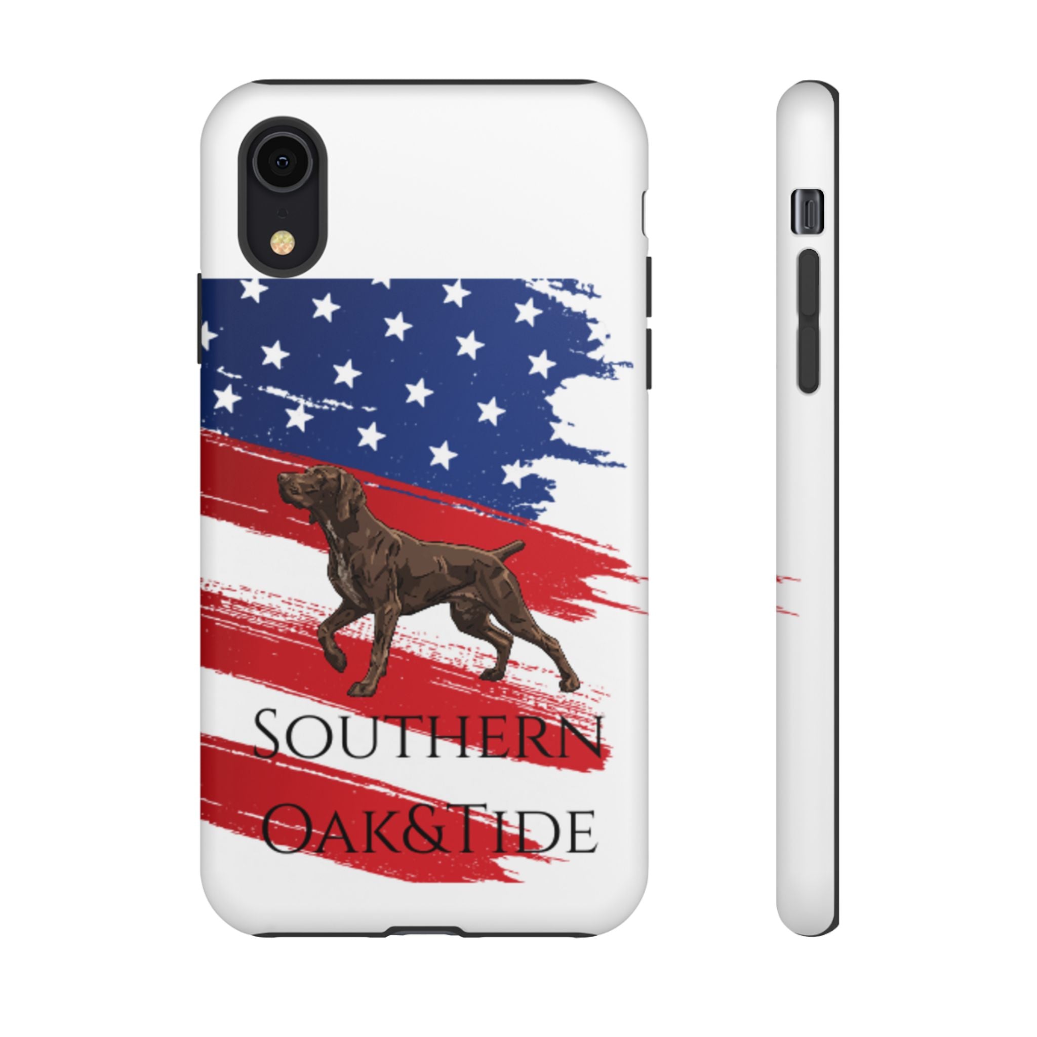 American Flag Pointer Dog phone case | Tough Cases