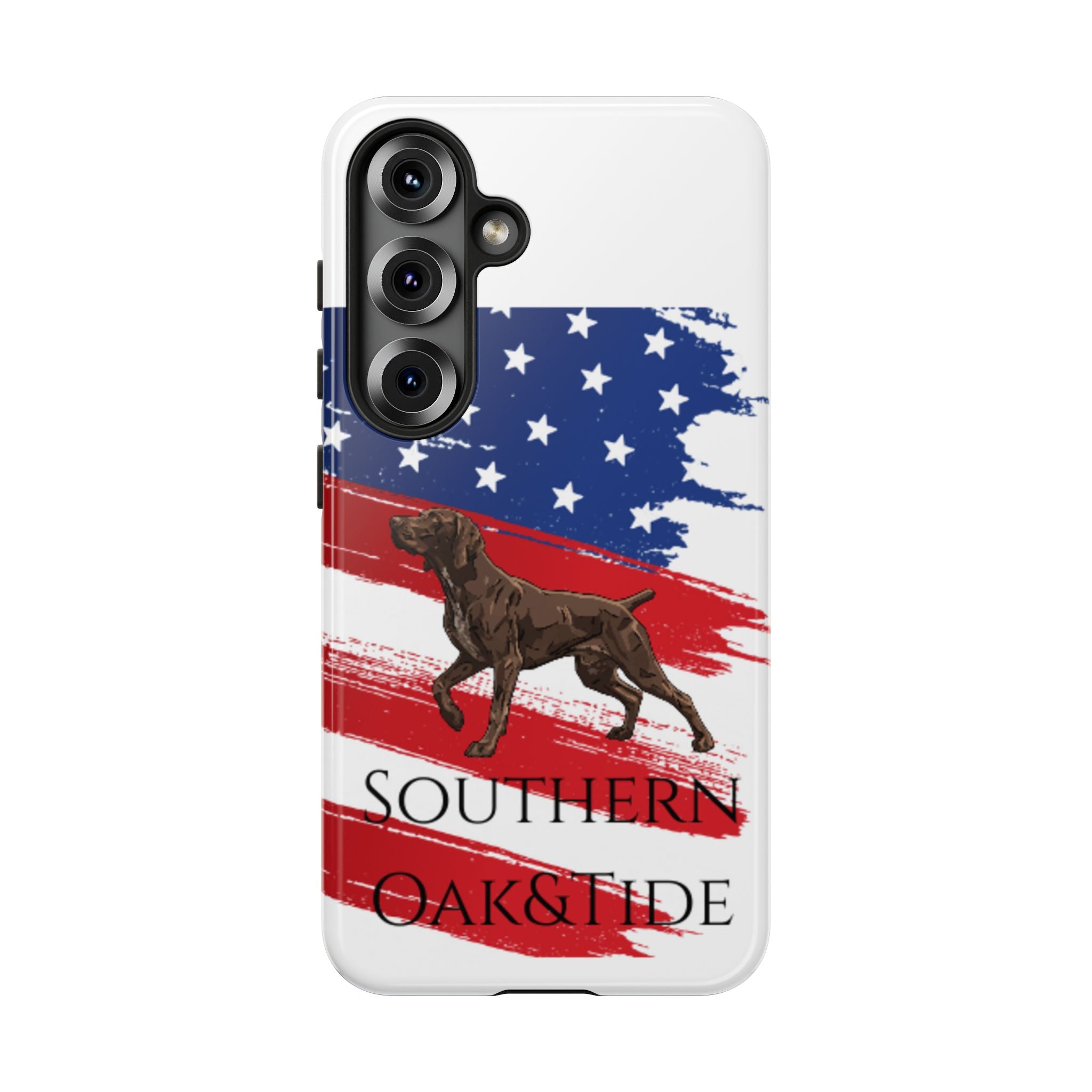 American Flag Pointer Dog phone case | Tough Cases