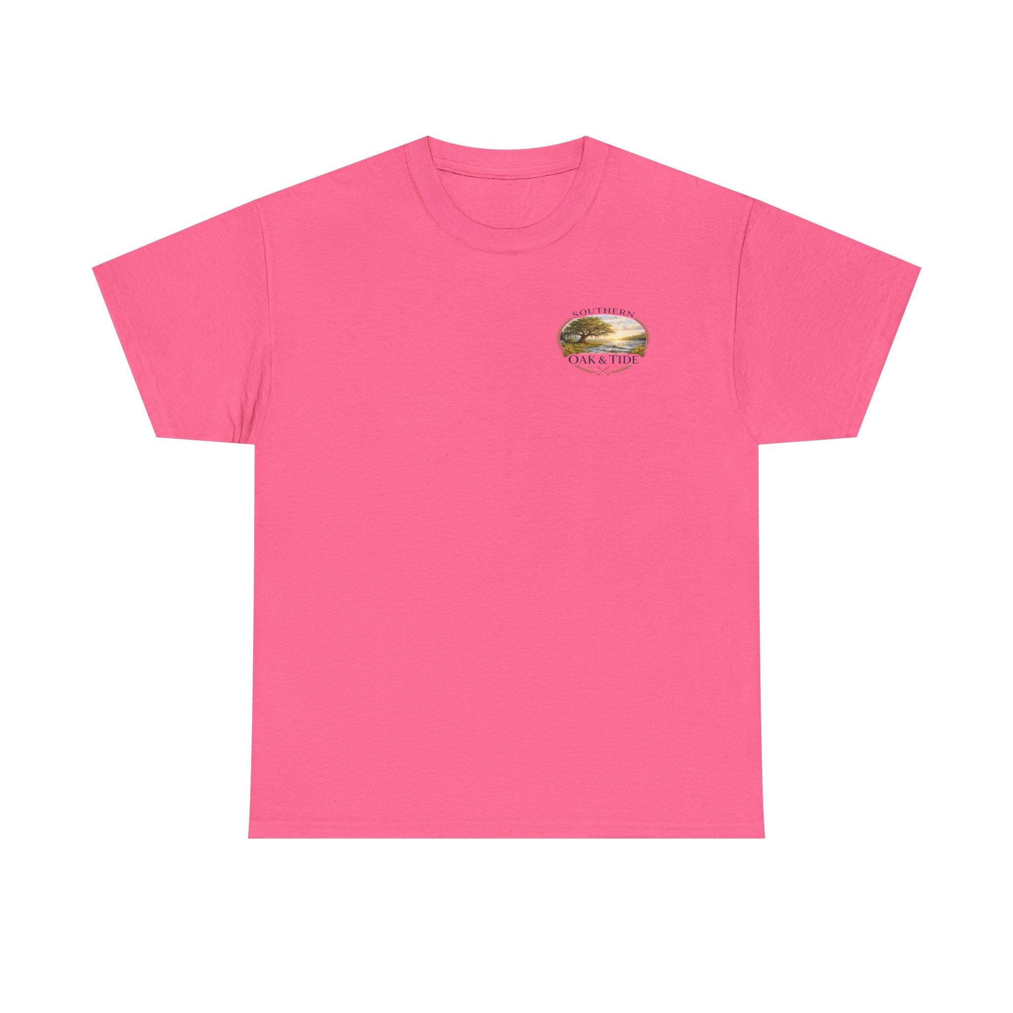 Unisex Heavy Cotton Tee(dog in sunset)