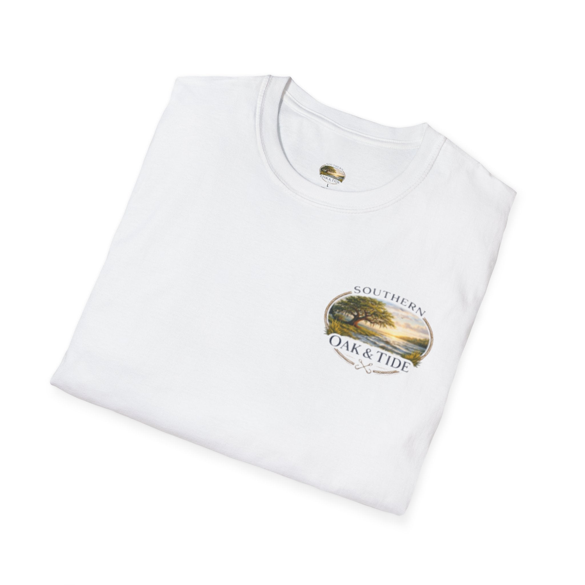 Southern Oak & Tide T-Shirt | Coastal Marsh Design, Logo Tee