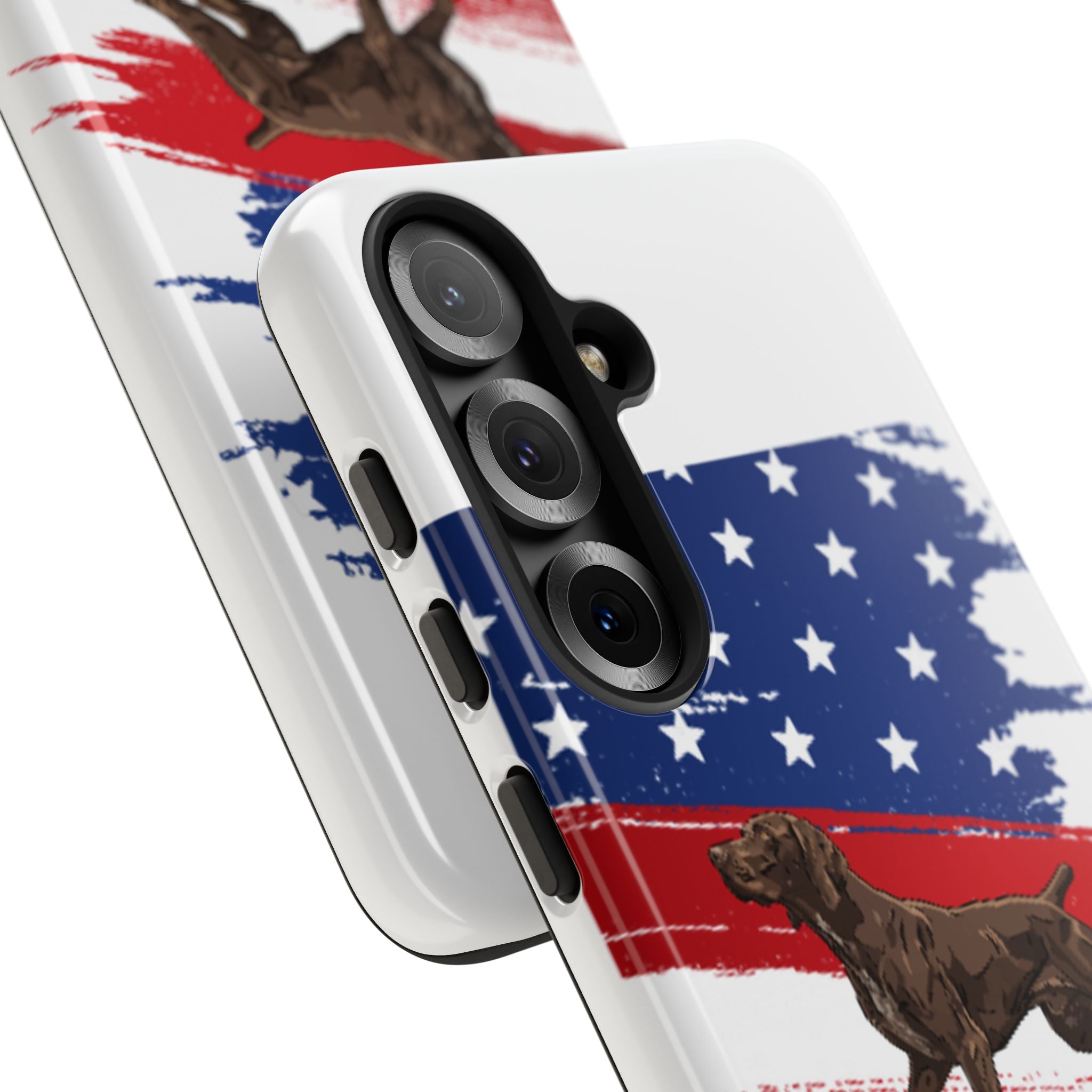 American Flag Pointer Dog phone case | Tough Cases