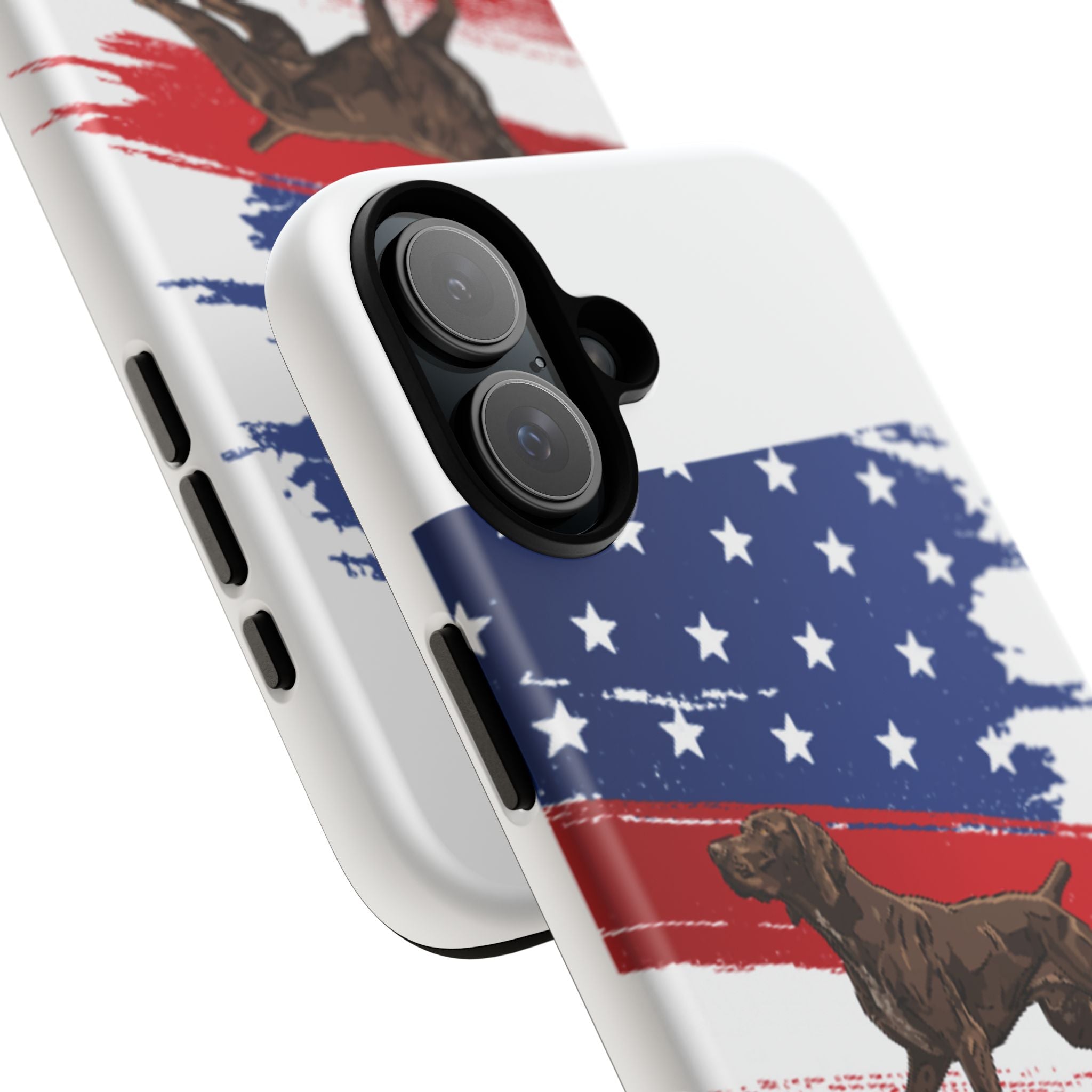 American Flag Pointer Dog phone case | Tough Cases