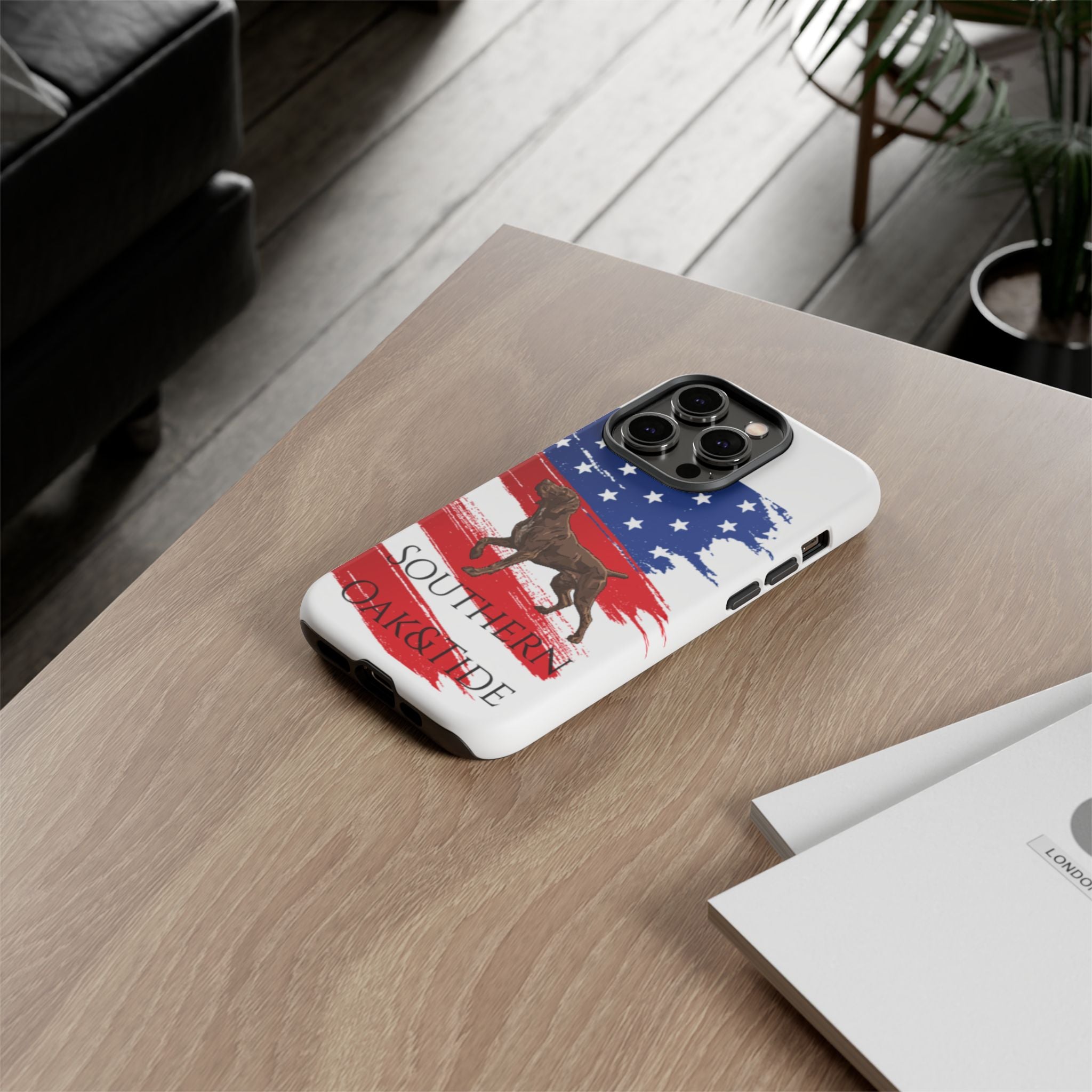 American Flag Pointer Dog phone case | Tough Cases