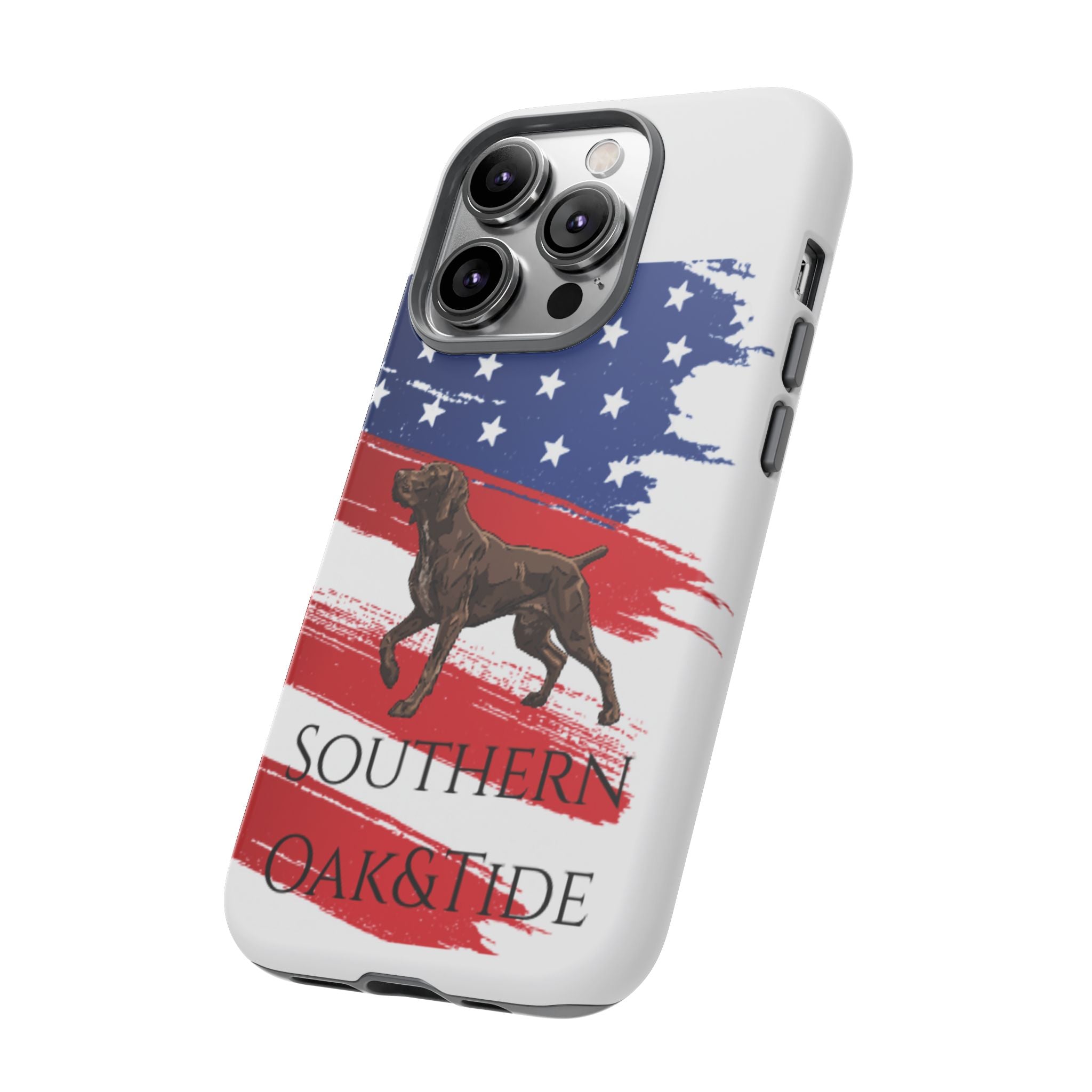 American Flag Pointer Dog phone case | Tough Cases
