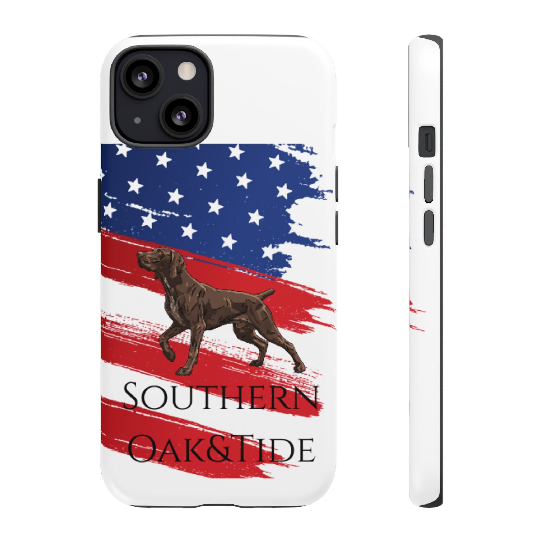 American Flag Pointer Dog phone case | Tough Cases