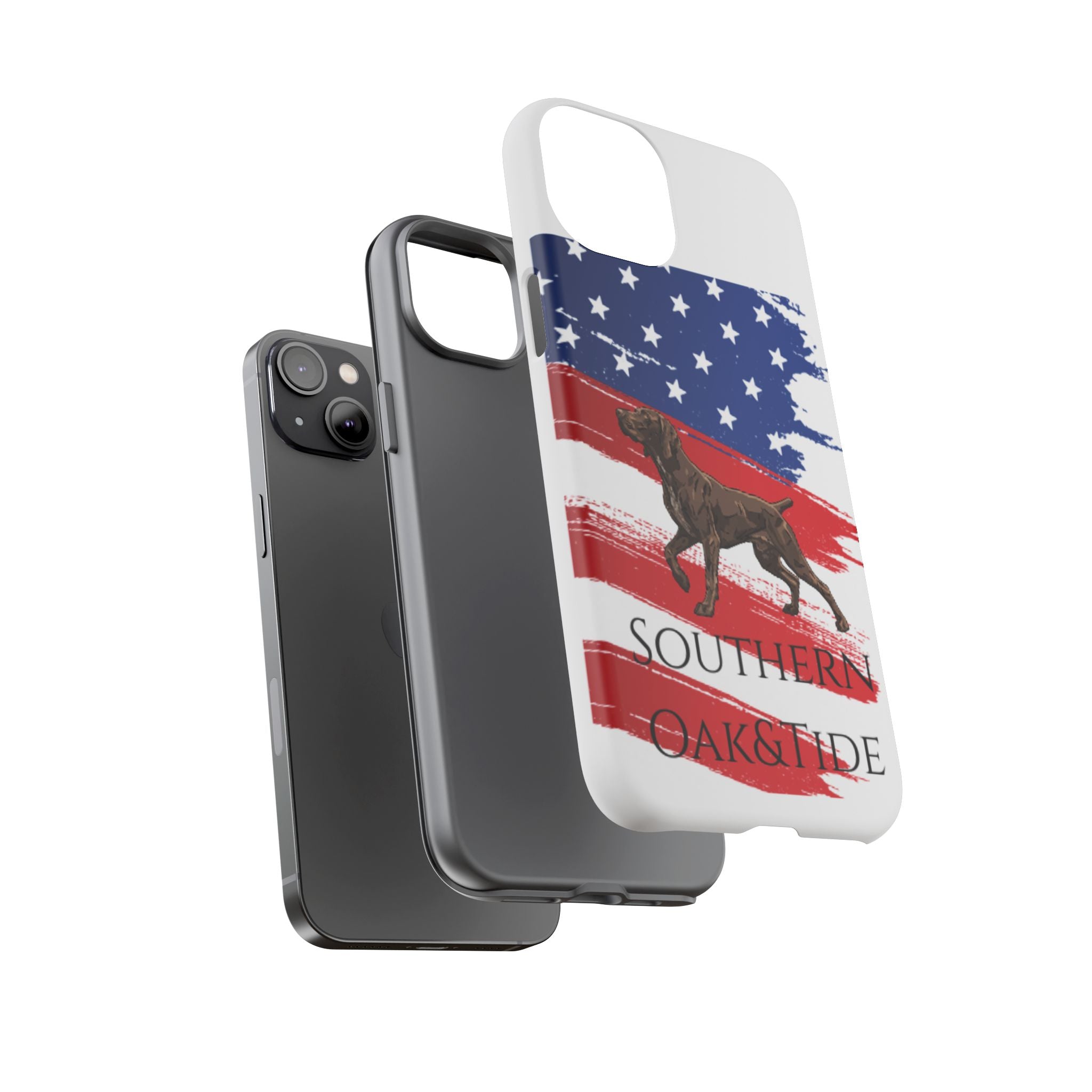 American Flag Pointer Dog phone case | Tough Cases