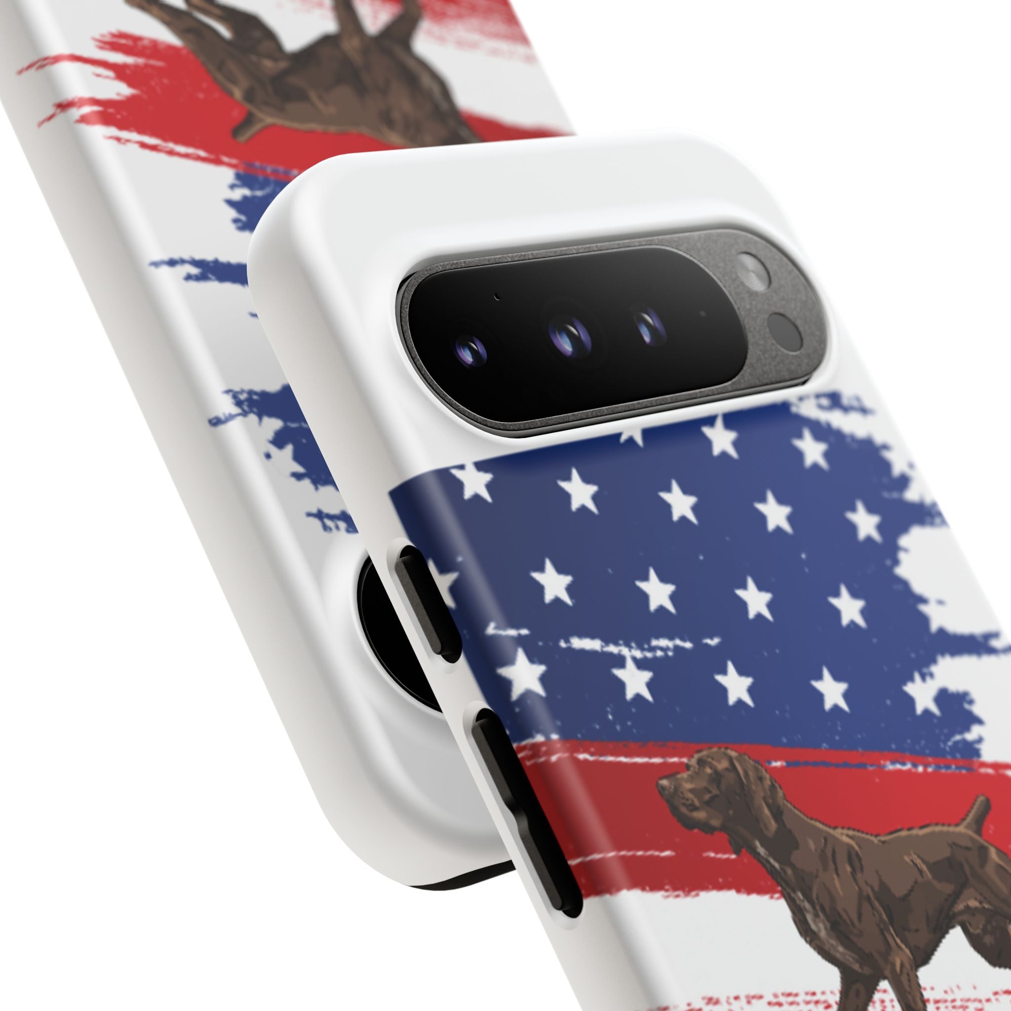 American Flag Pointer Dog phone case | Tough Cases