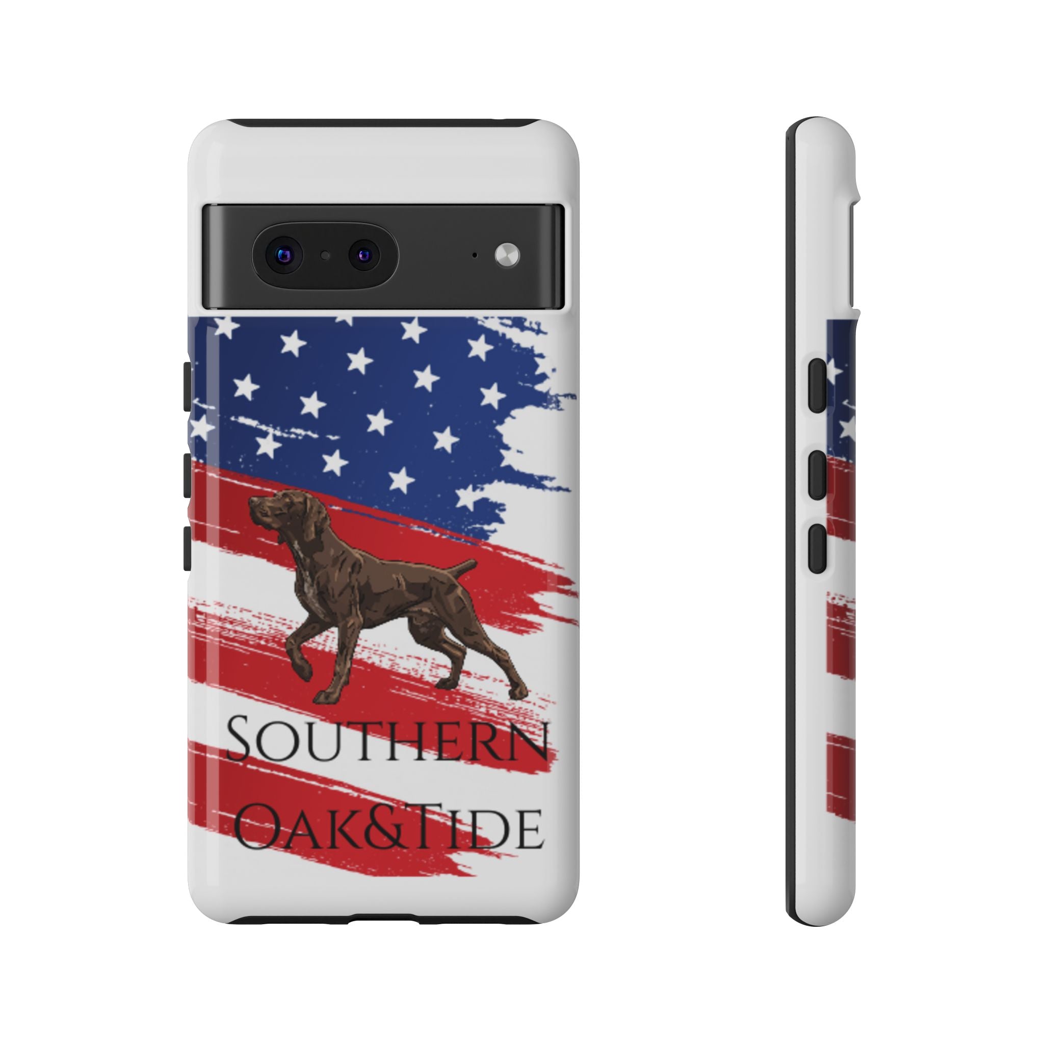 American Flag Pointer Dog phone case | Tough Cases