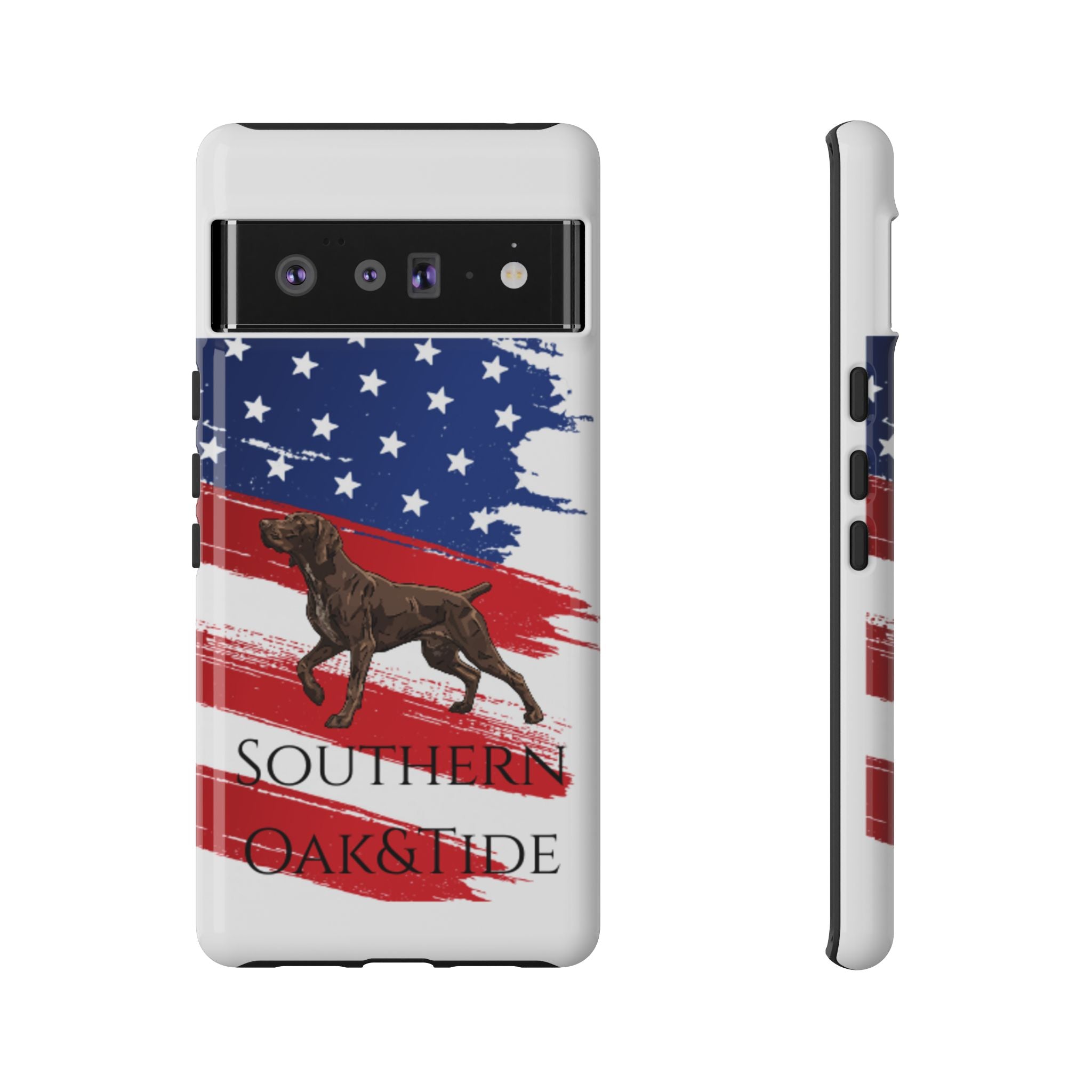 American Flag Pointer Dog phone case | Tough Cases