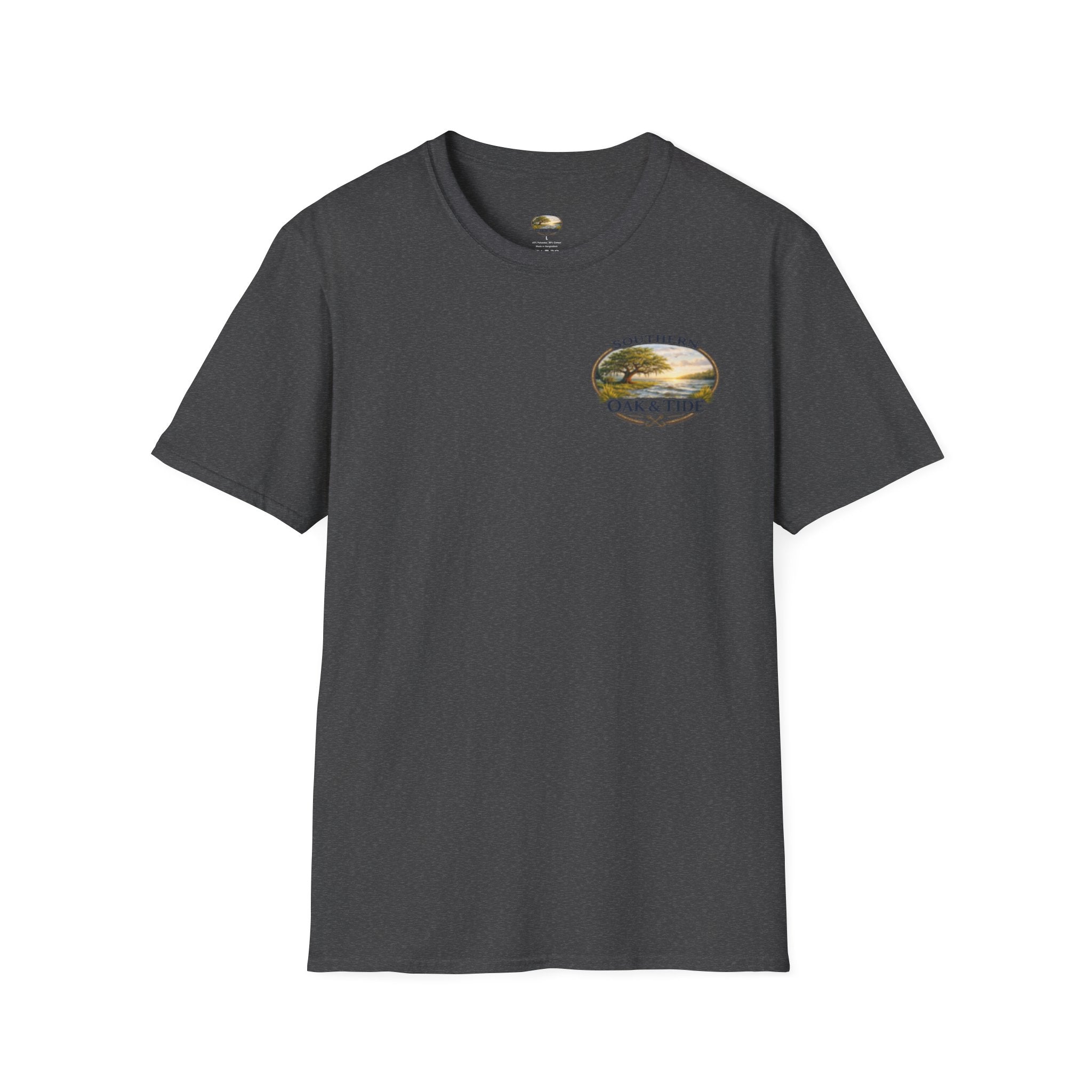 Southern Oak & Tide T-Shirt | Coastal Marsh Design, Logo Tee